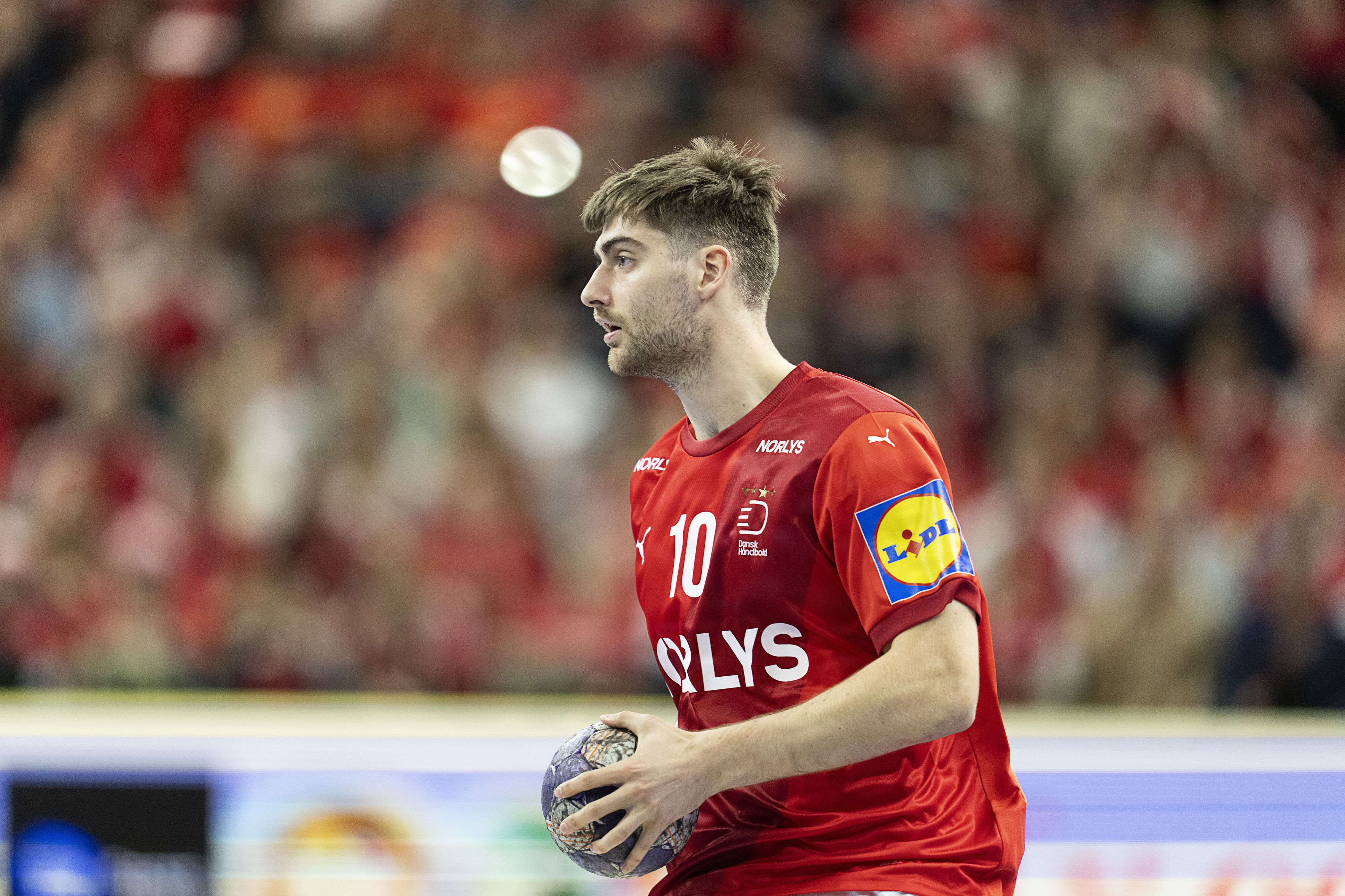 Marcus Midtgaard, der har spillet tre landskampe for Danmark, forlader Skjern efter sæsonen. (Arkivfoto).