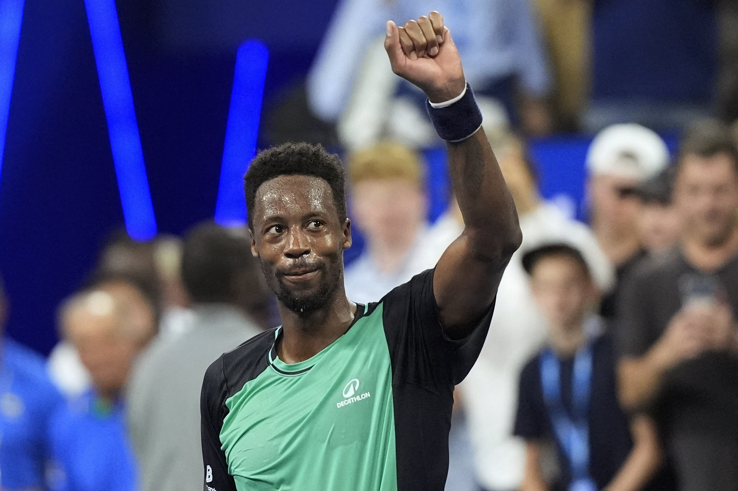 Den franske veteran Gaél Monfils var publikums favorit, da han natten til fredag dansk tid røg ud af US Open.