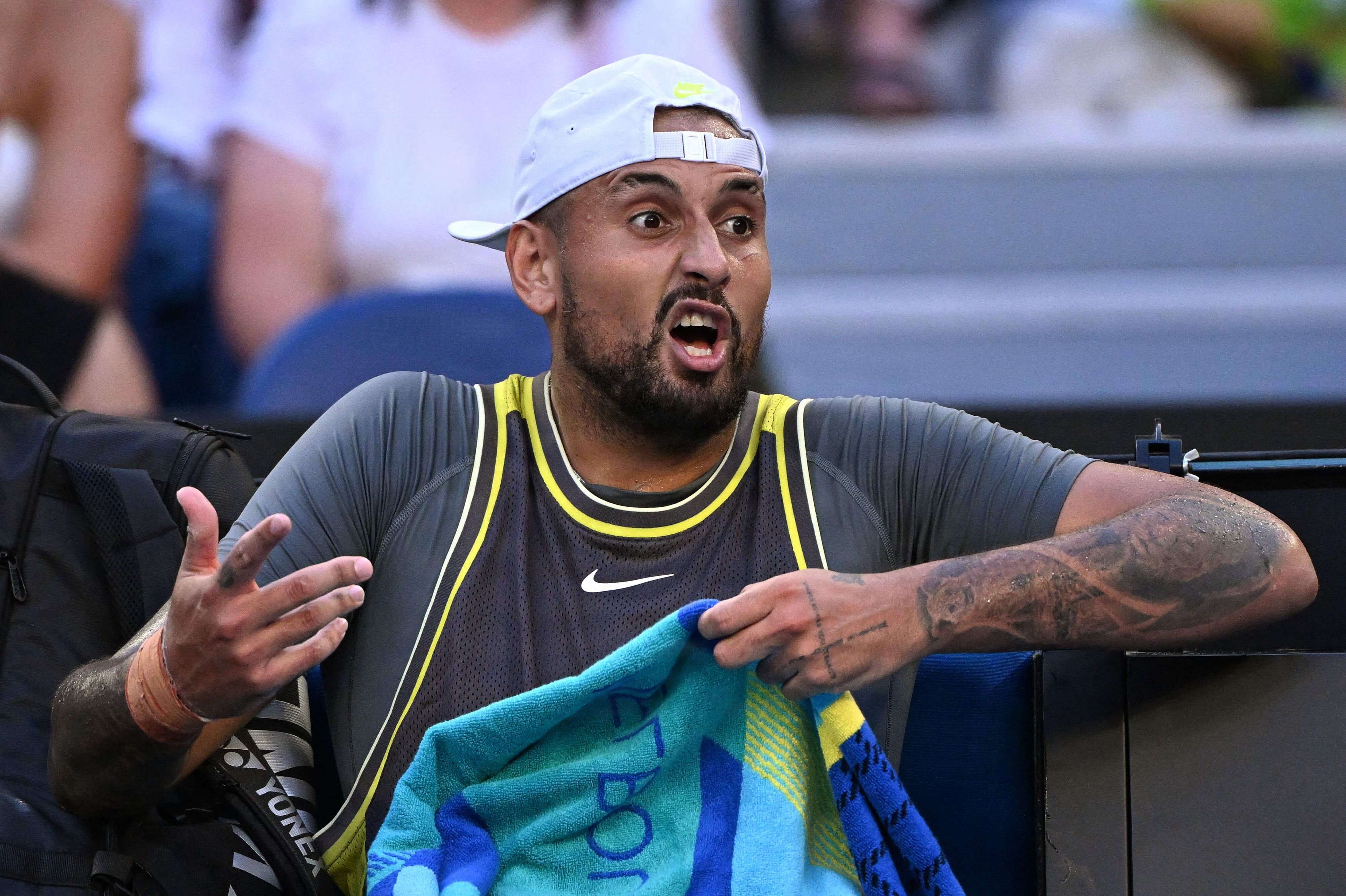 Nick Kyrgios er klar til at spille tennis igen efter kokainsag. (Arkivfoto).