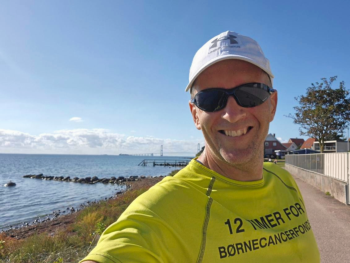 Lasse Freisleben løber i 12 timer for Børnecancerfonden - en efterhånden årlig begivenhed, der har indbragt tusindvis af kroner til sagen.