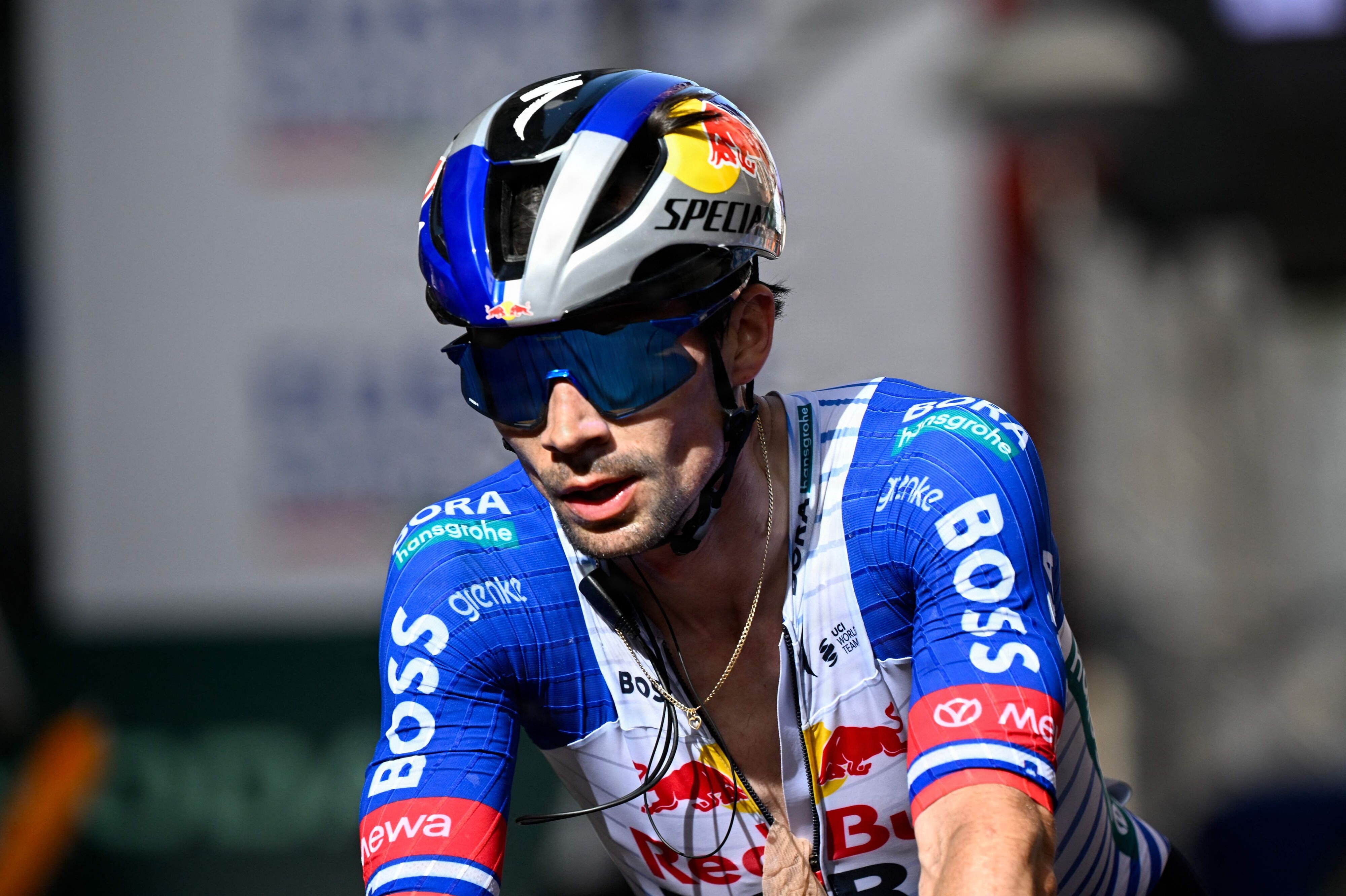 Primoz Roglic havde en hård dag på cyklen i Vueltaen, hvor han mistede sin andenplads. Sloveneren ligger nu nummer tre. (Arkivfoto).