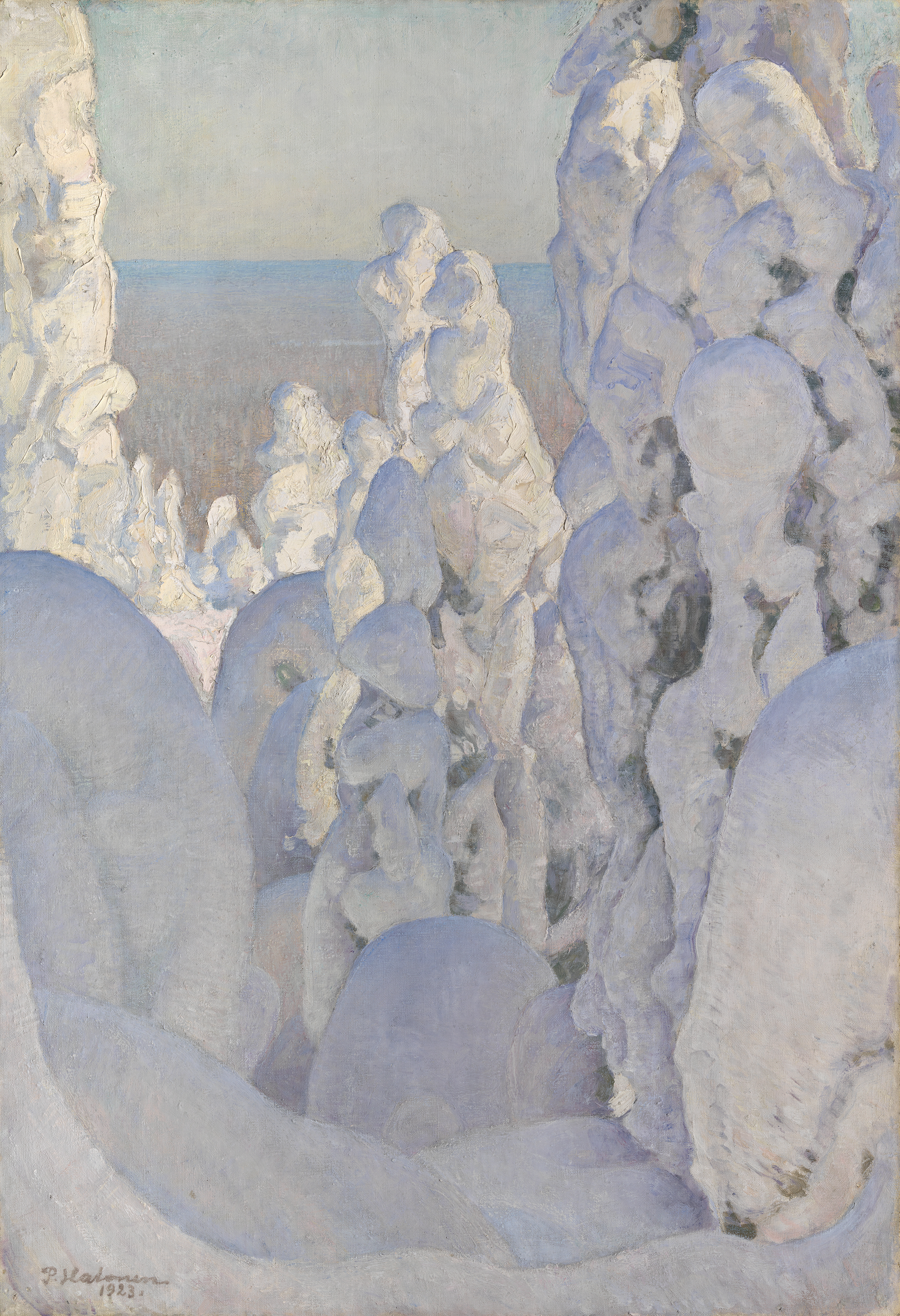 Pekka Halonen, Winter Landscape Kinahmi (1923)