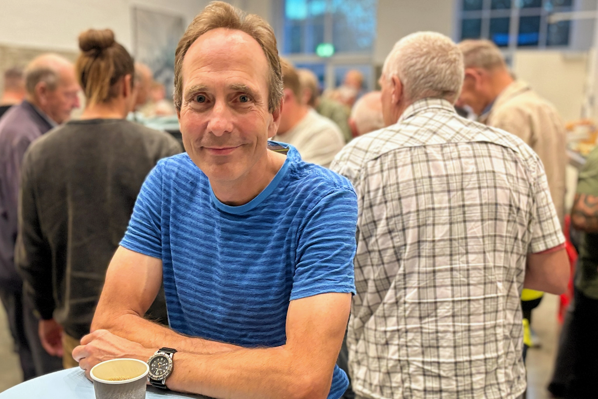 Peter Viggo Jakobsen fanget i kaffepausen på Vordingborg Kaserne. I 2025 optrådte den populære forsvarsekspert 1361 gange i danske medier.