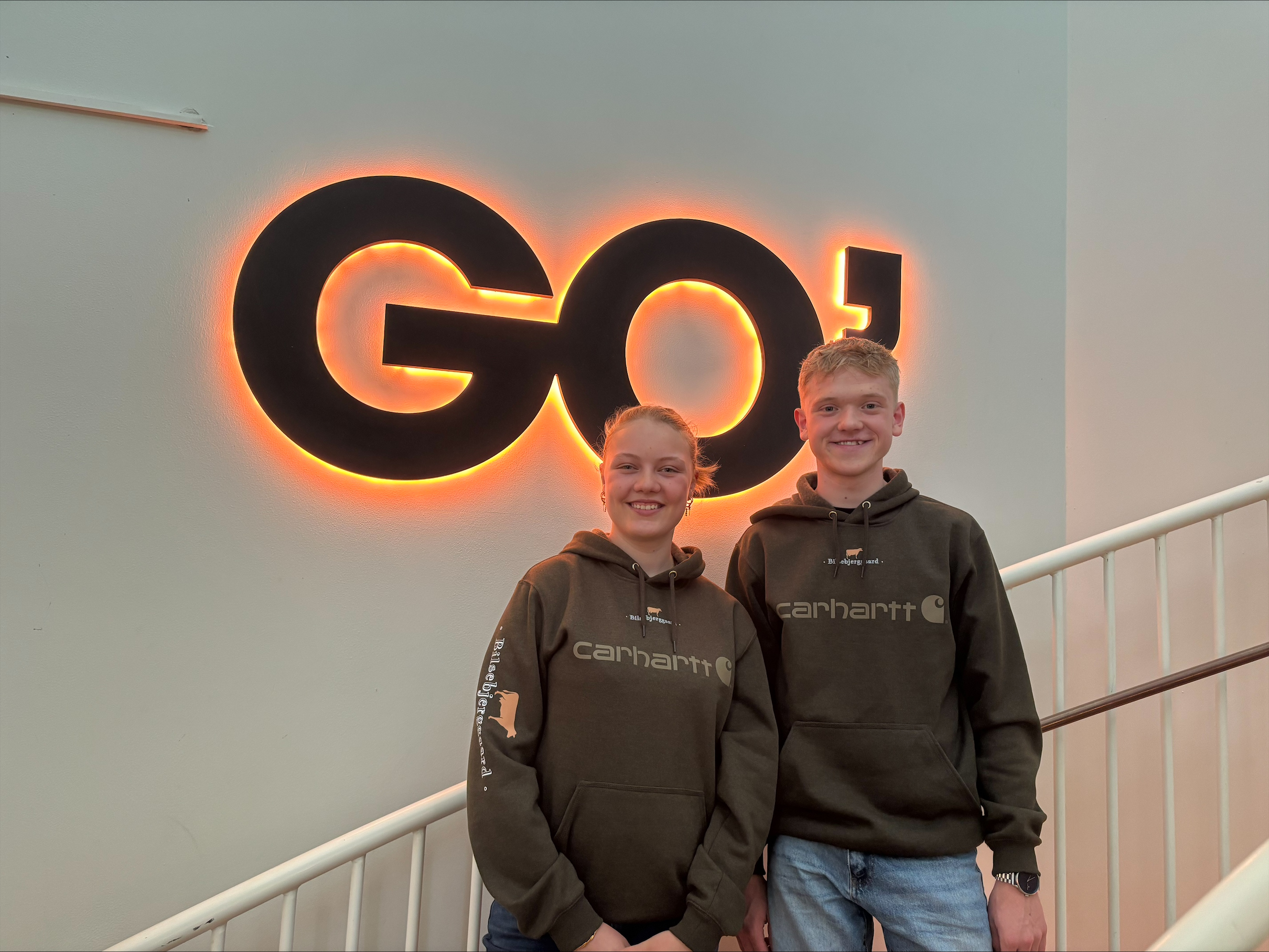 Jeppe Graakjær og Josefine Brandbyge Jørgensen gæstede Go Morgen Danmark til en snak om landbrugets fremtid.