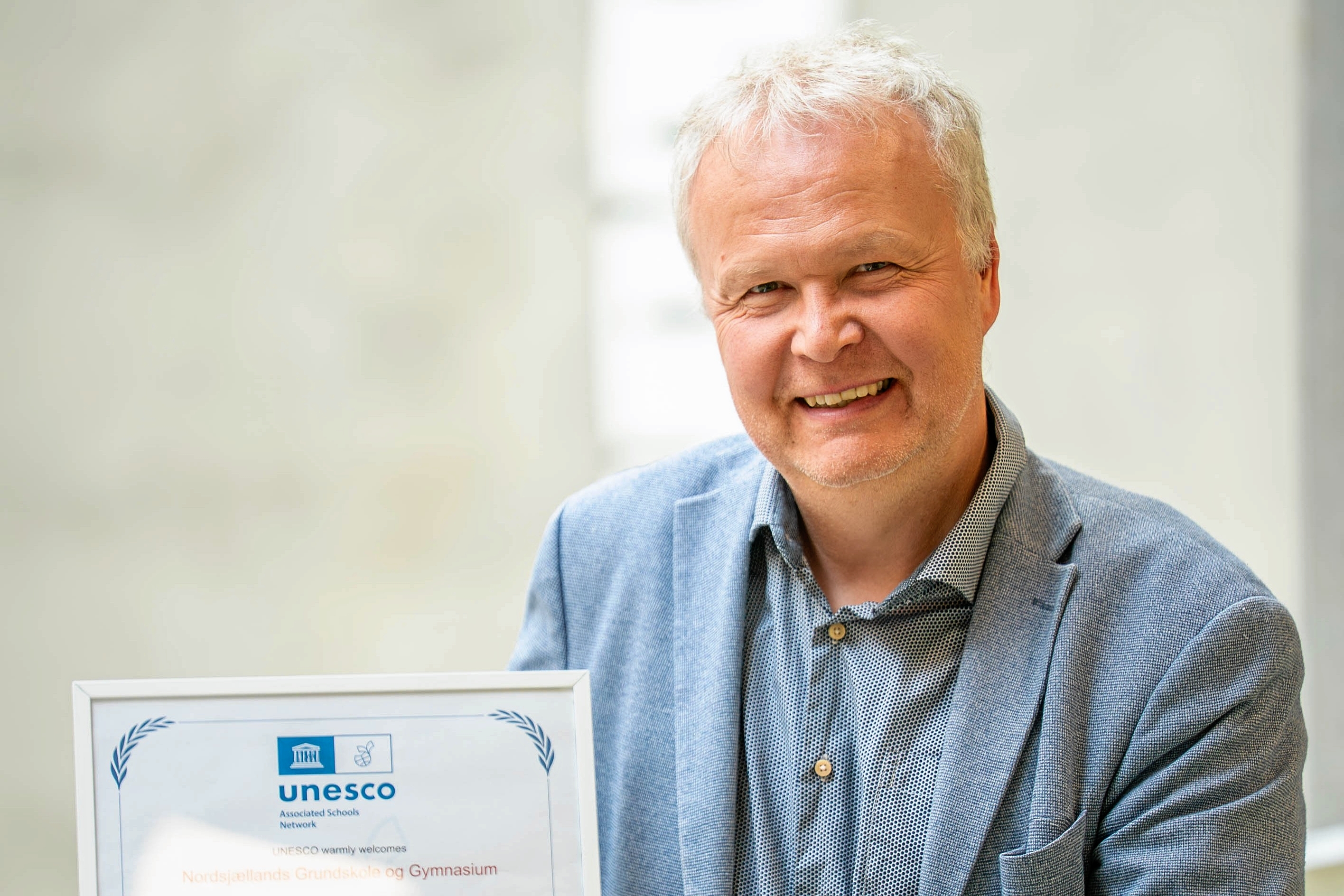 Rektor Thomas Thrane står i spidsen den udvikling og succes, som NGG har opnået de seneste år. - Mads Iversen Rektor Thomas Thrane står i spidsen den udvikling og succes, som NGG har opnået de seneste år.