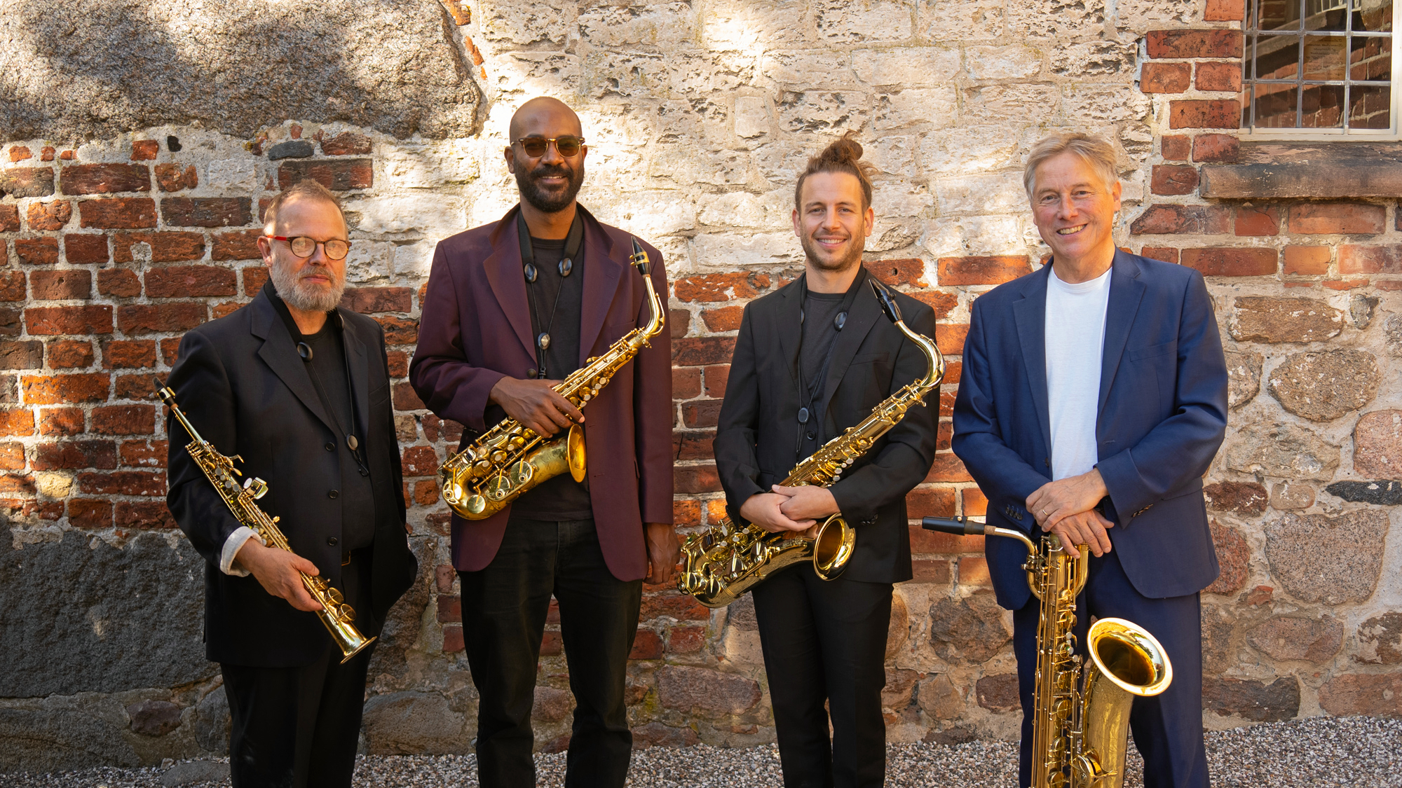 Den Danske Saxofonkvartet giver koncert Engholmkirken.