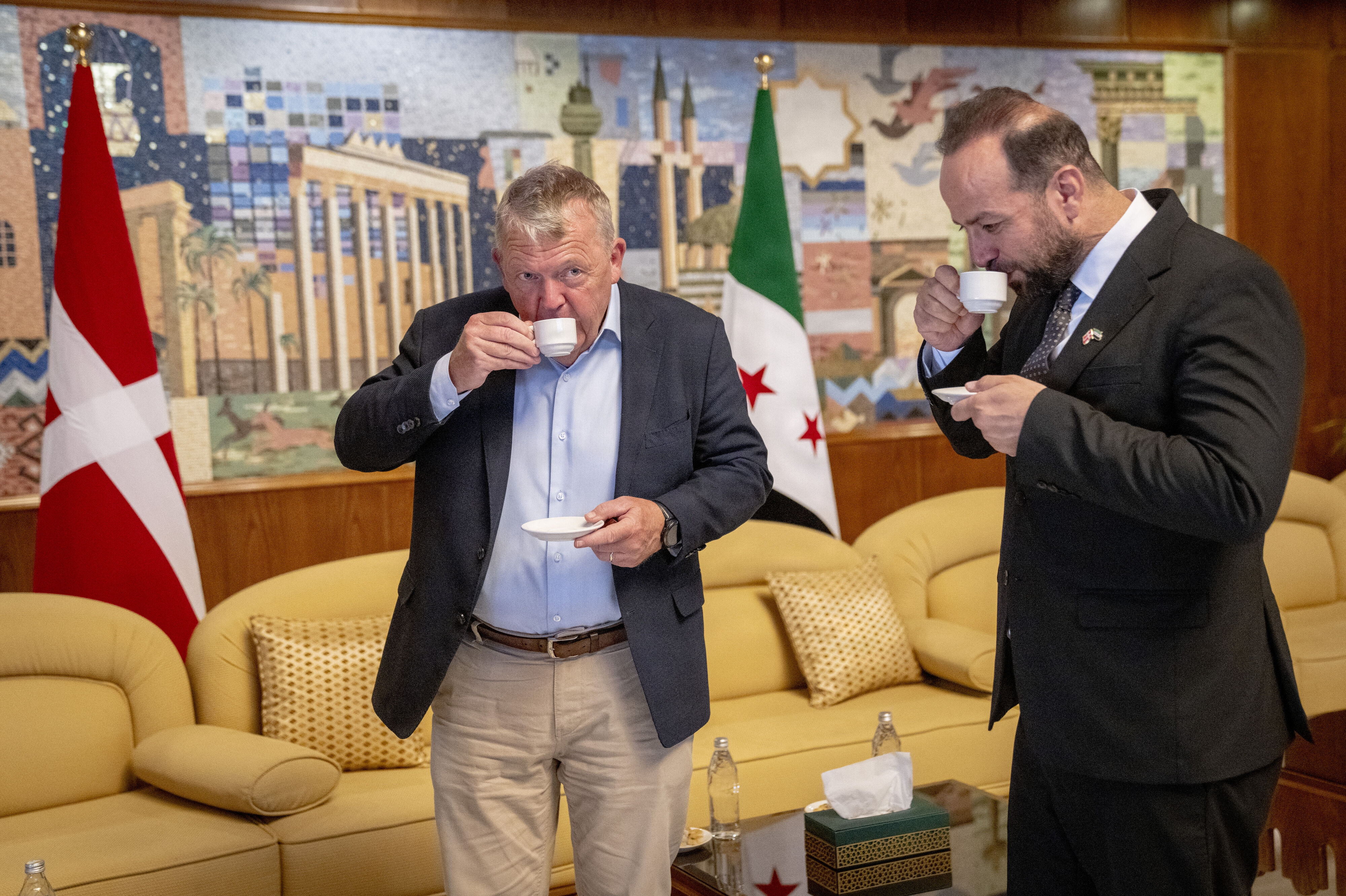 Udenrigsminister Lars Løkke Rasmussen (M) var for nylig i Syrien, fordi Danmark forsøger at lave en aftale med landet, så flere syrere kan sendes hjem. (Arkivfoto).