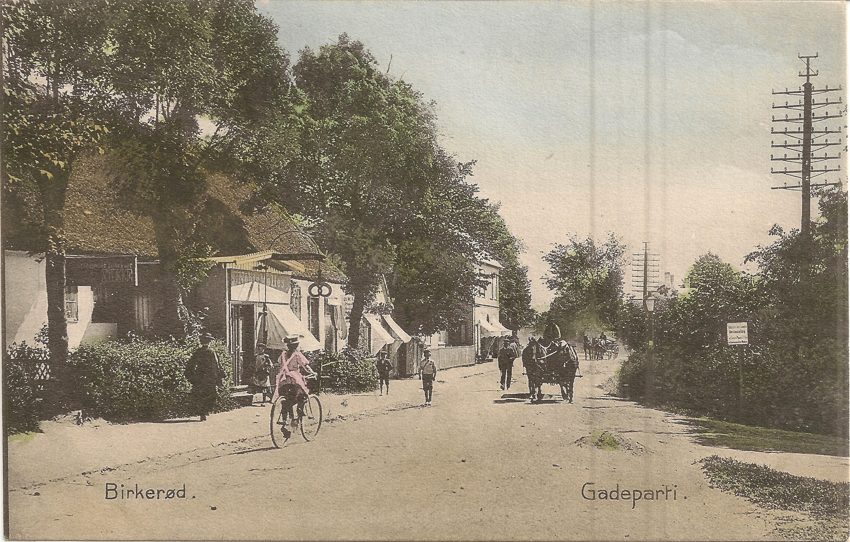 Dette postkort fra 1909 er udgangspunktet for denne uges lokalhistoriske klumme.