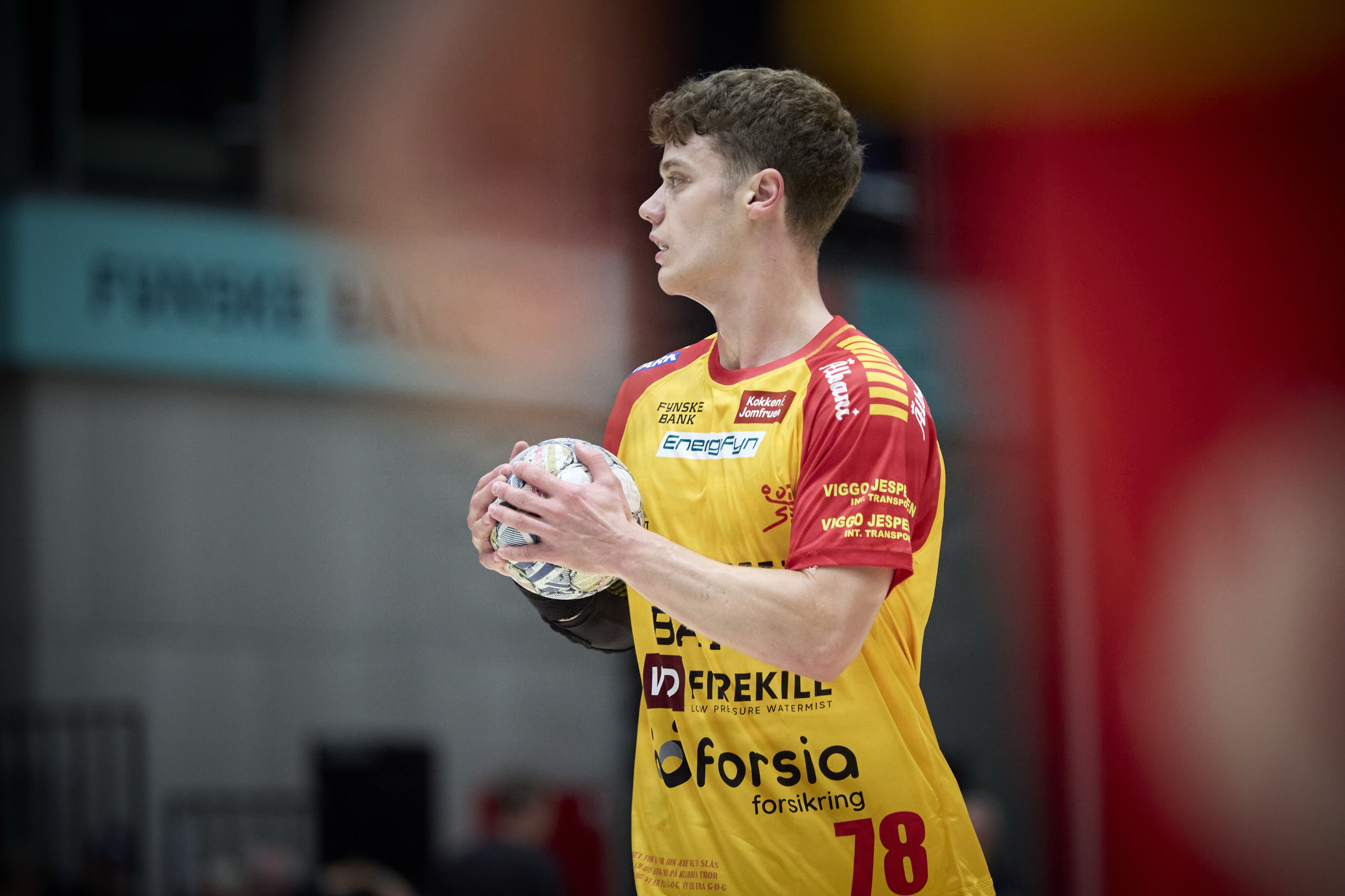Oli Mittun spillede en god offensiv kamp, men GOG tabte stort til Sporting i Champions League. (Arkivfoto).