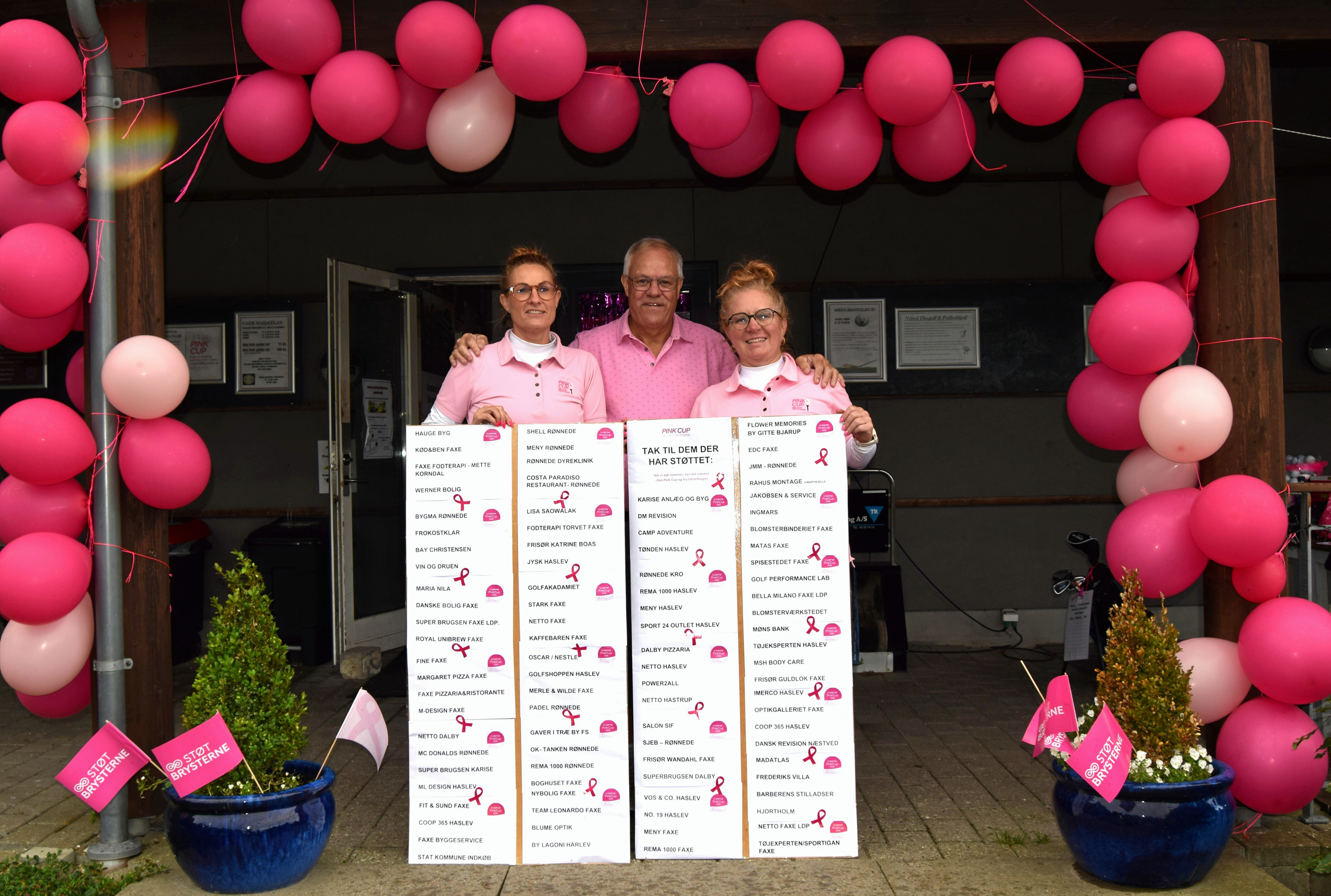Der var flot opbakning fra både sponsorer og golfere til Pink Cup i Rønnede Golfklub.