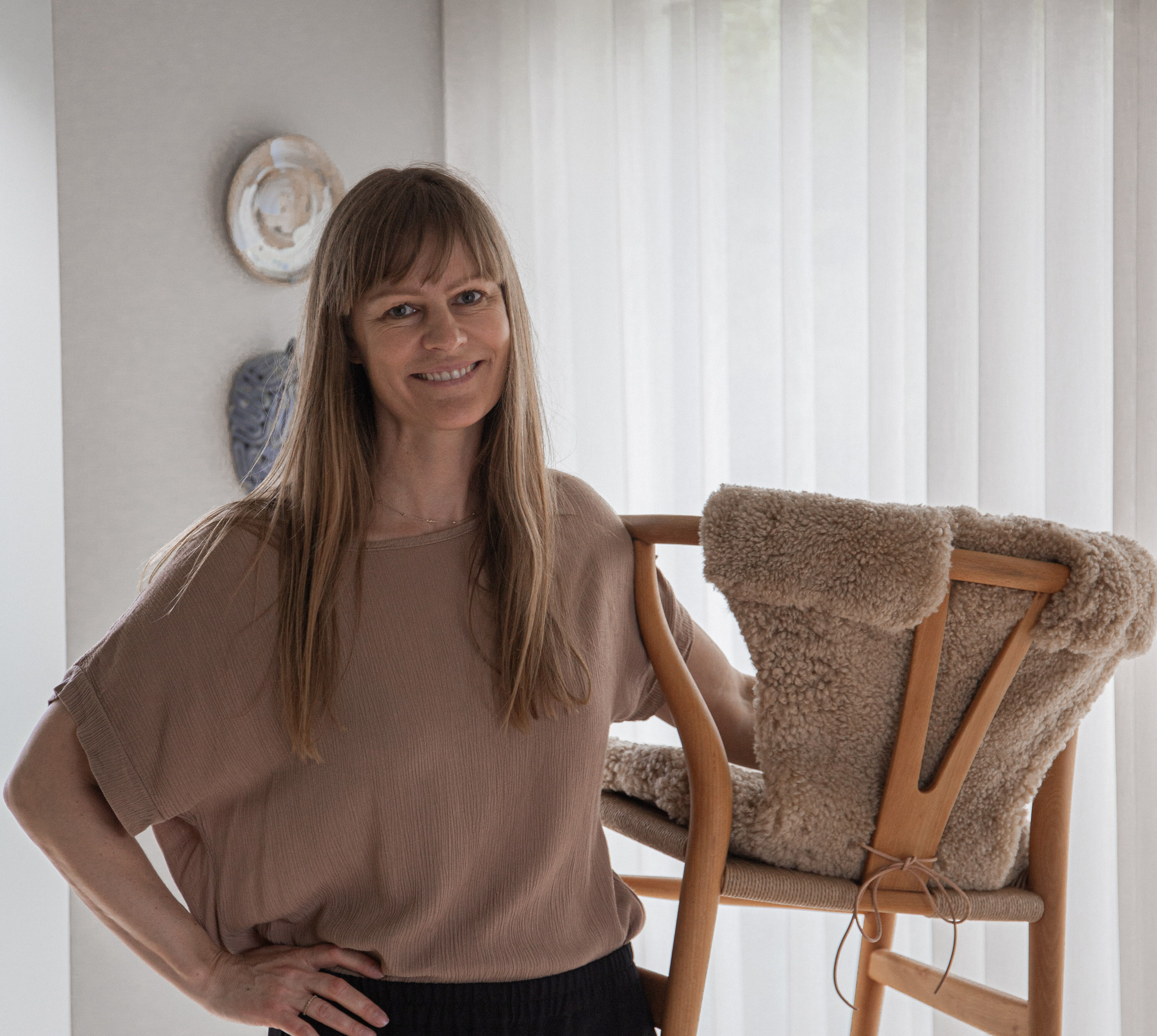 Sigrid Korshøj har udviklet specialdesignede hynder til danske designmøbler.