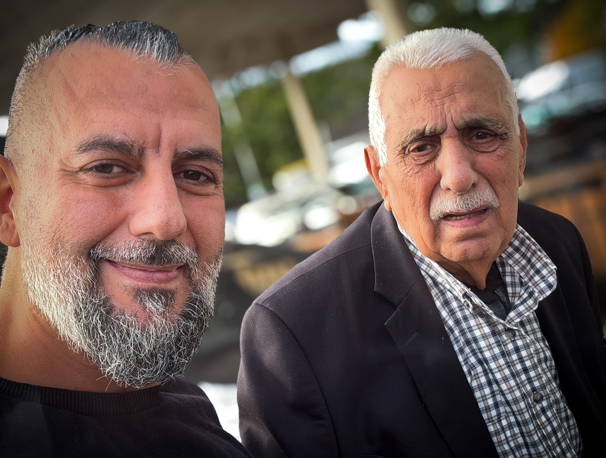 Kawa Chalabi og hans far.