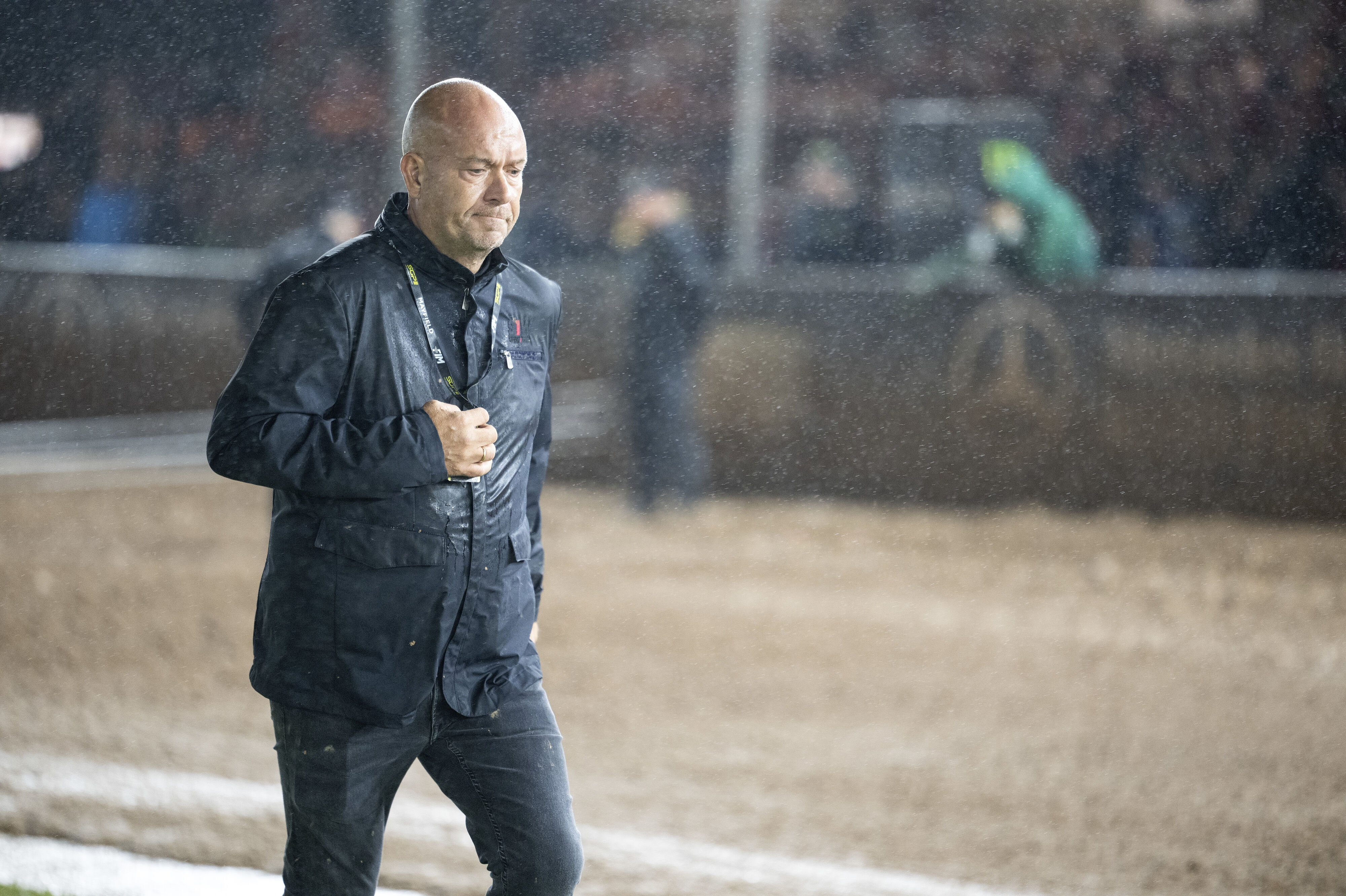 Jacob Olsen måtte sande, at årets grandprix i Vojens ikke blev fuldendt.