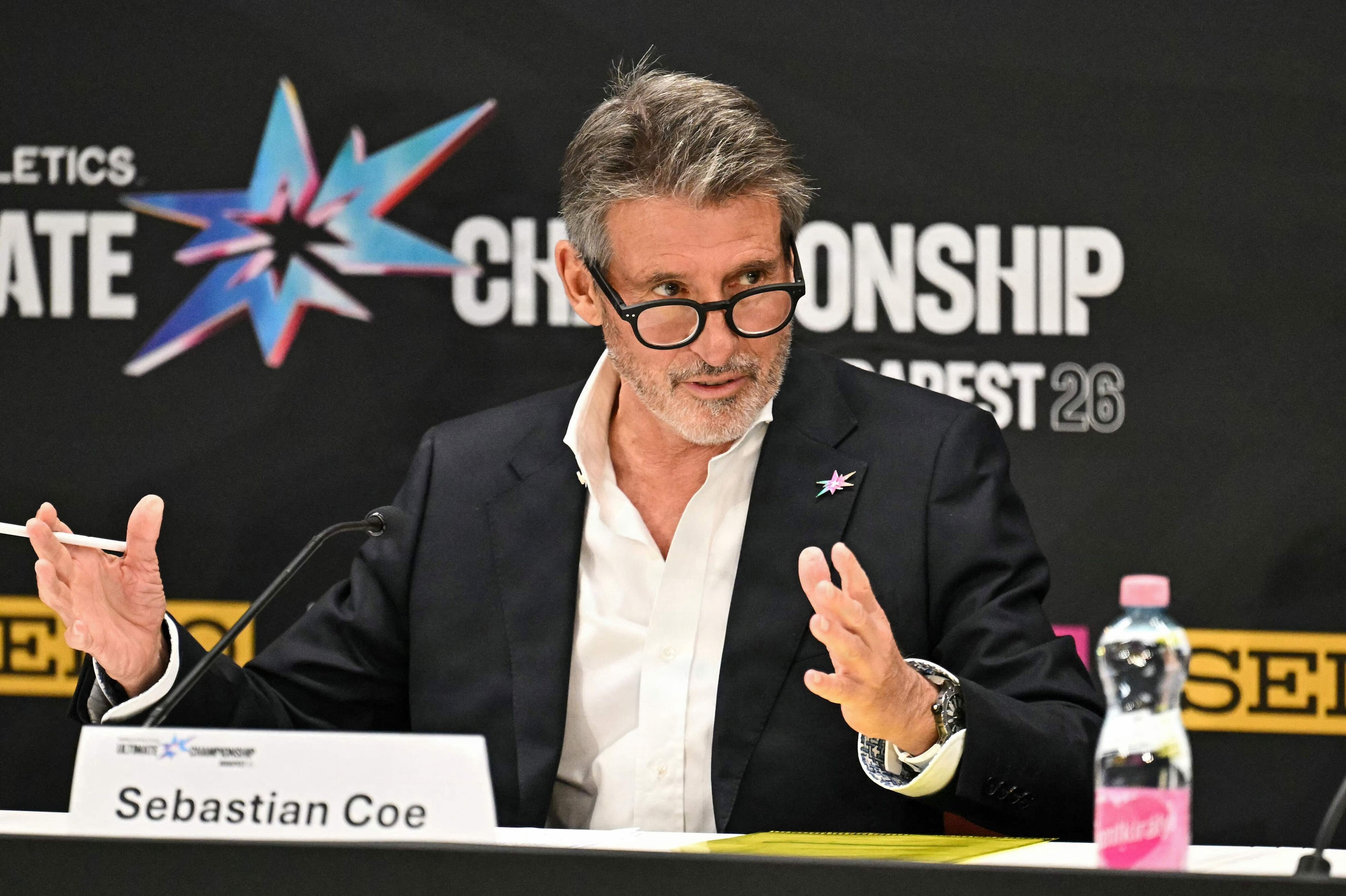 World Athletics-præsident Sebastian Coe er upopulær i Rusland. (Arkivfoto).