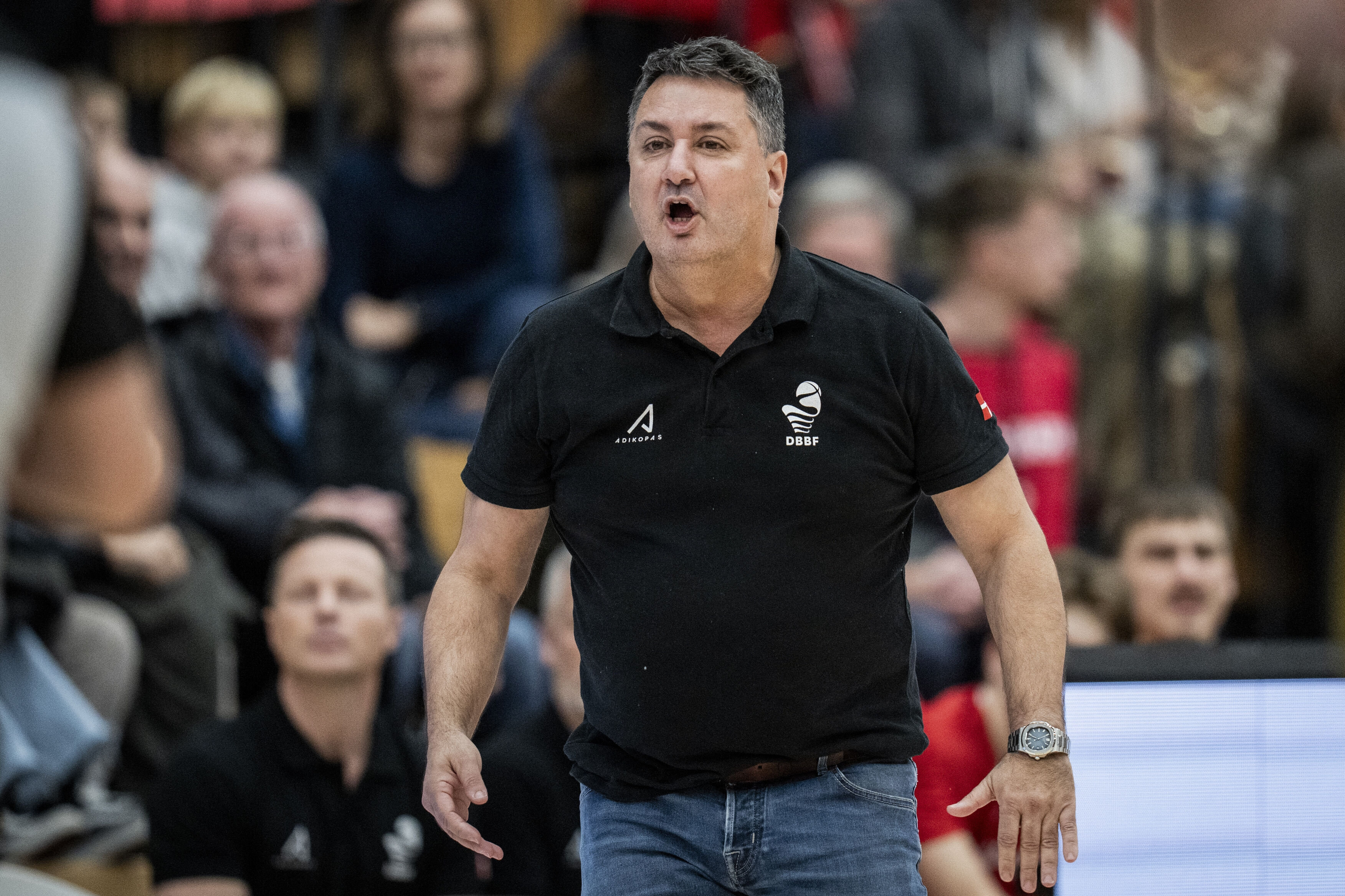 Allan Foss stopper som landstræner for basketherrerne. (Arkivfoto).