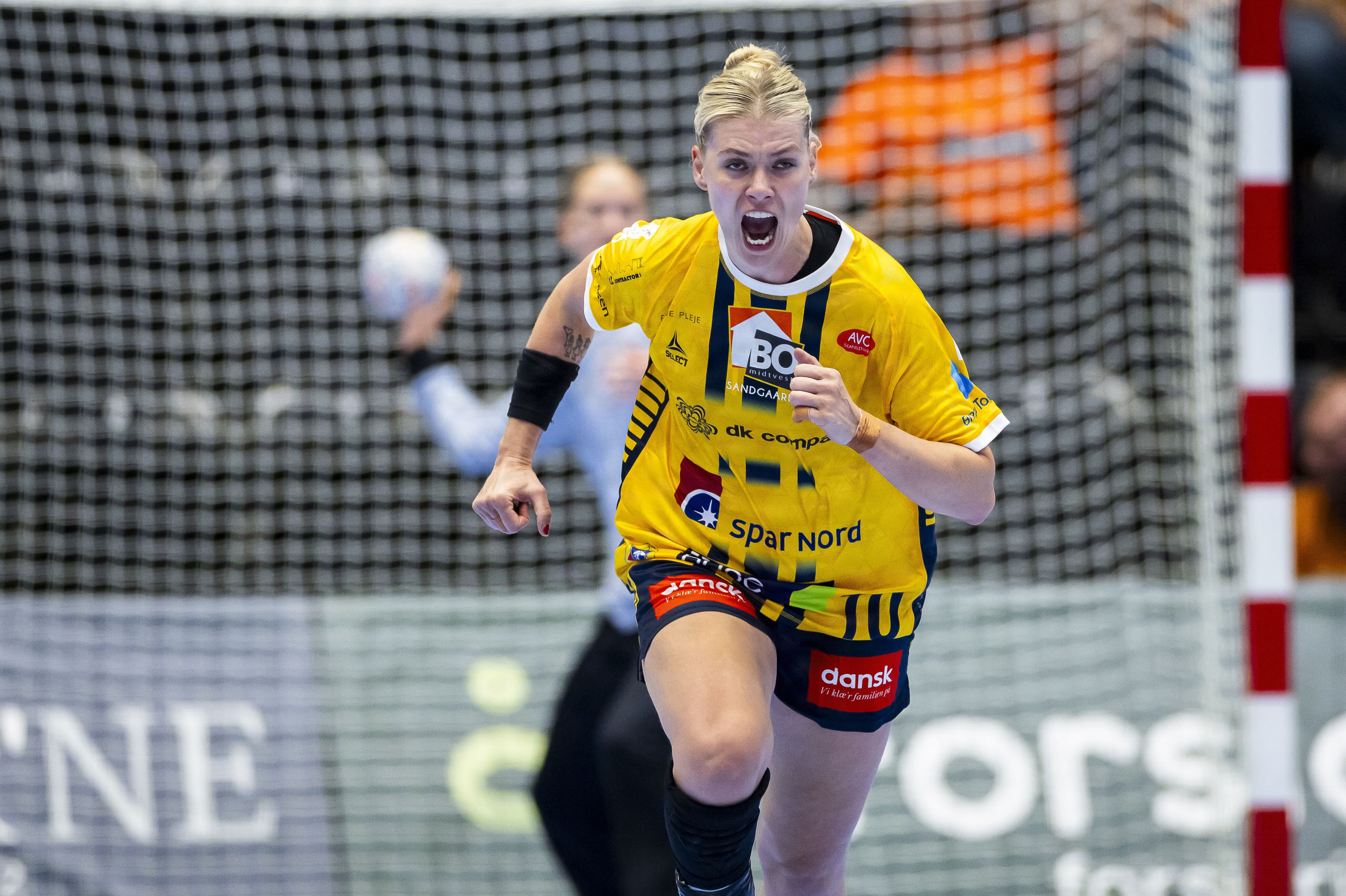 Kathrine Heindahl er udtaget til landsholdet for at styrke forsvaret. (Arkivfoto).