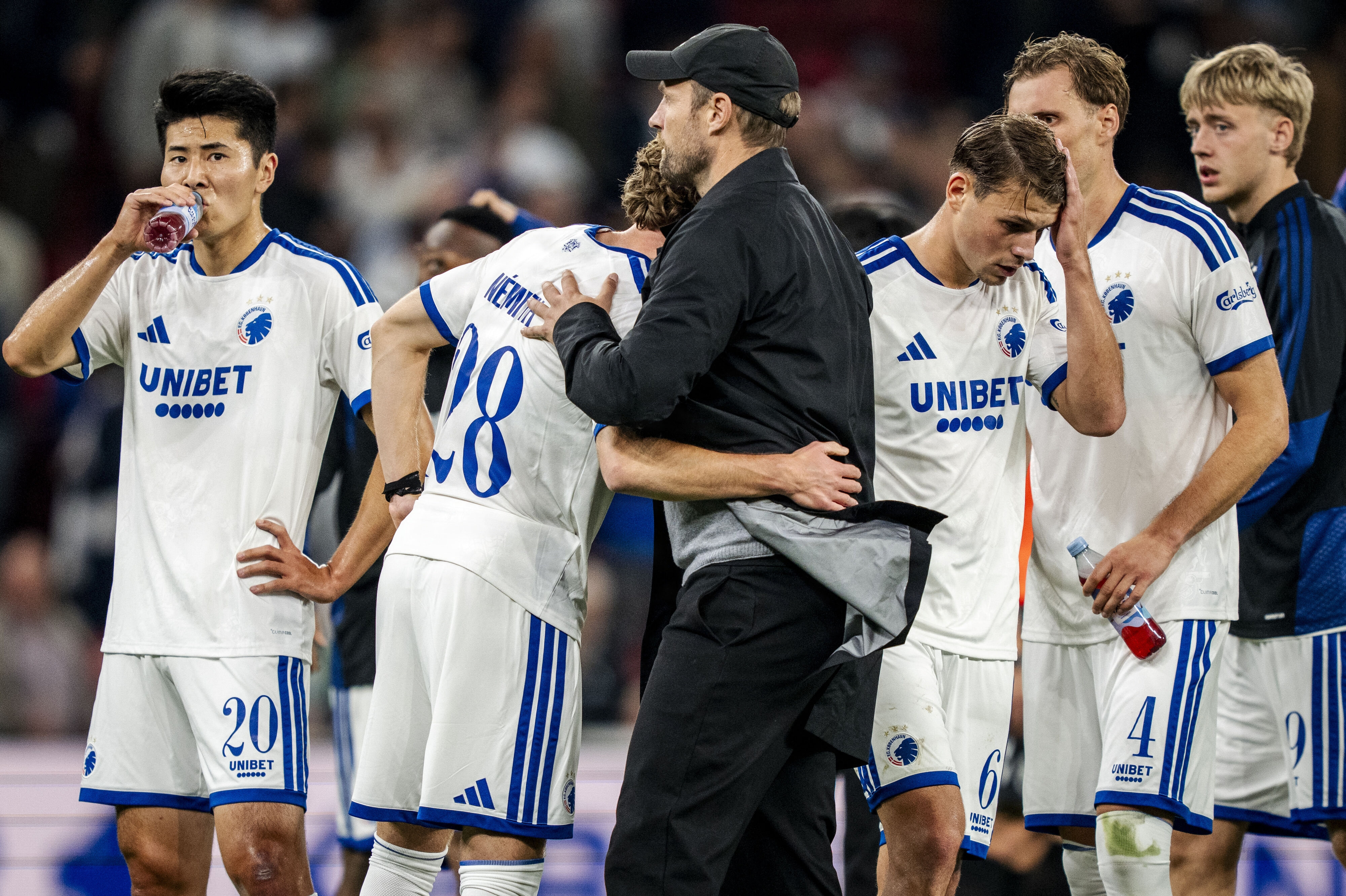 FC København har fået en god start på sæsonen og fører Superligaen. Fotoet er taget efter sejren over AC Horsens i fredags. (Arkivfoto).