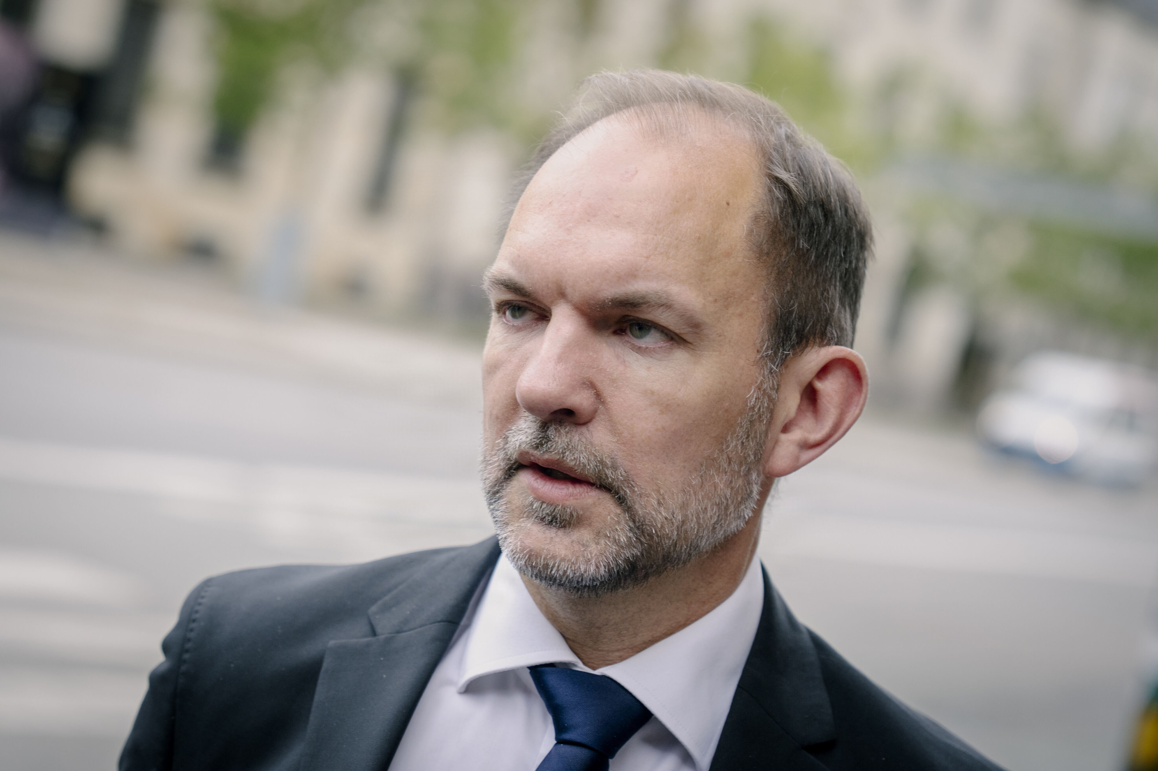 Forsvarsminister Jeppe Bruus (S) afviser russisk påstand.