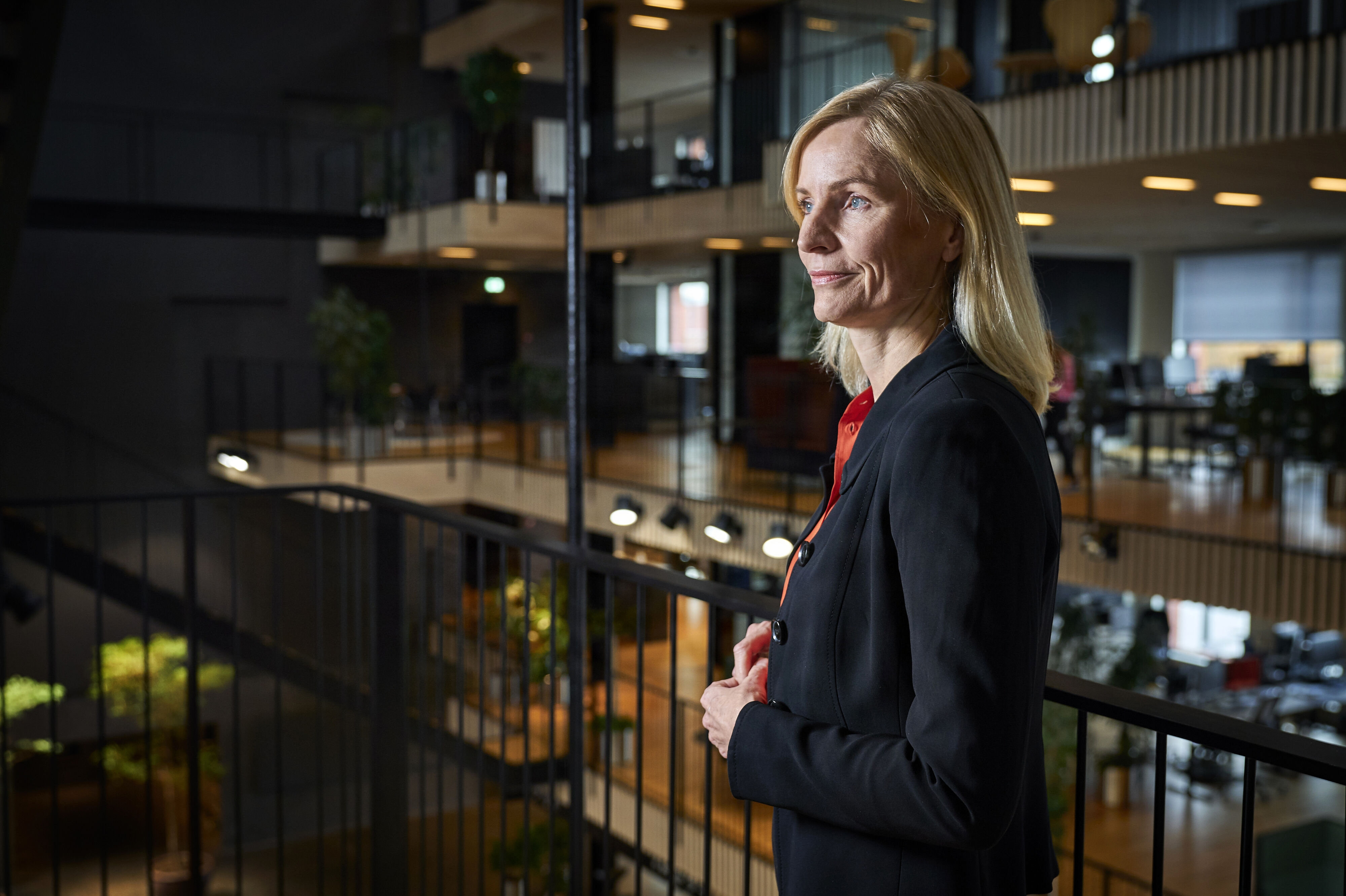 Signe Krogstrup, direktør i Nationalbanken, vil ikke afvise, at AI på sigt kan føre til lavere beskæftigelse, men peger samtidig på muligheder for nye virksomheder og job. (Arkivfoto).
