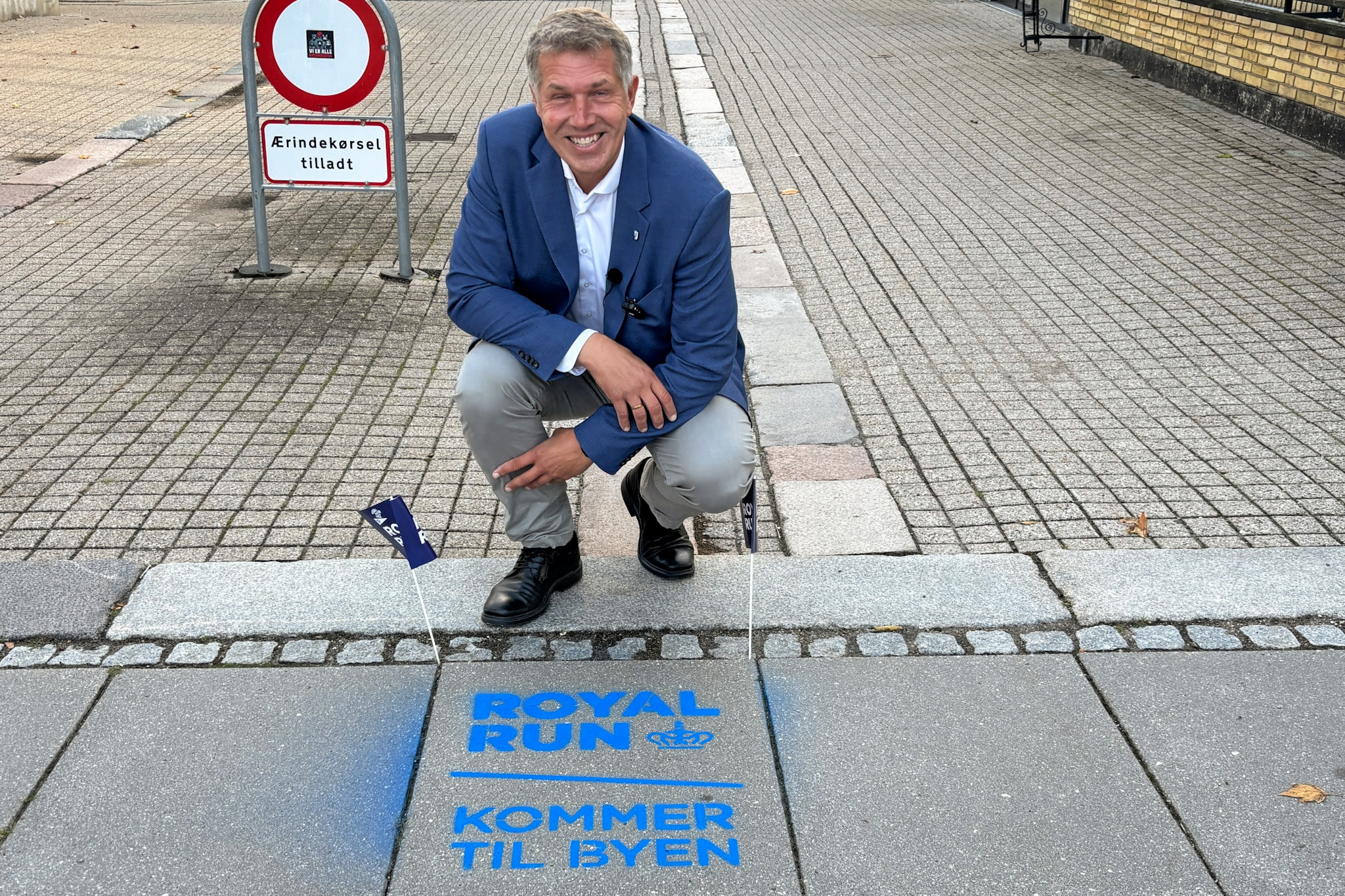 Royal Run kommer til Vordingborg i 2027. Borgmester Michael Seiding Larsen er glad.