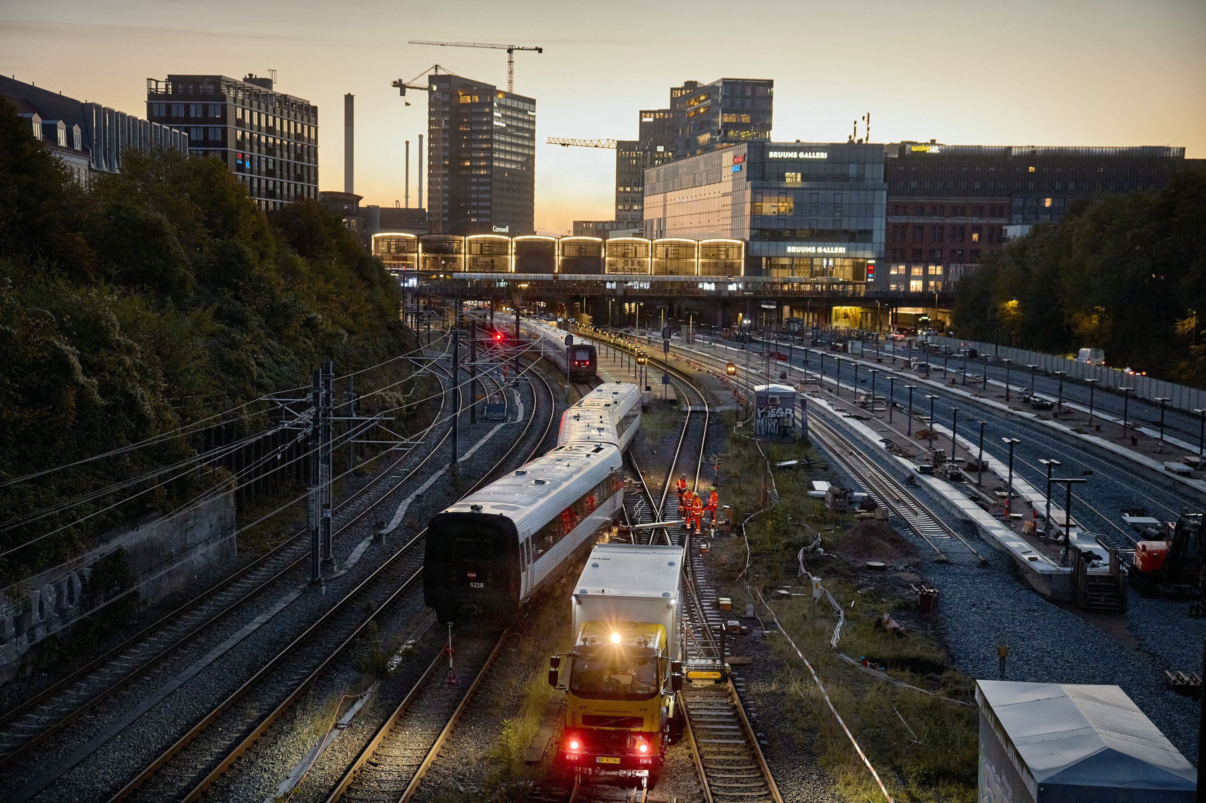 Der var længere rejsetid mellem Fredericia og Aarhus Hovedbanegård. Togene holdt stille mellem Skanderborg og Aarhus H. (Arkivfoto).