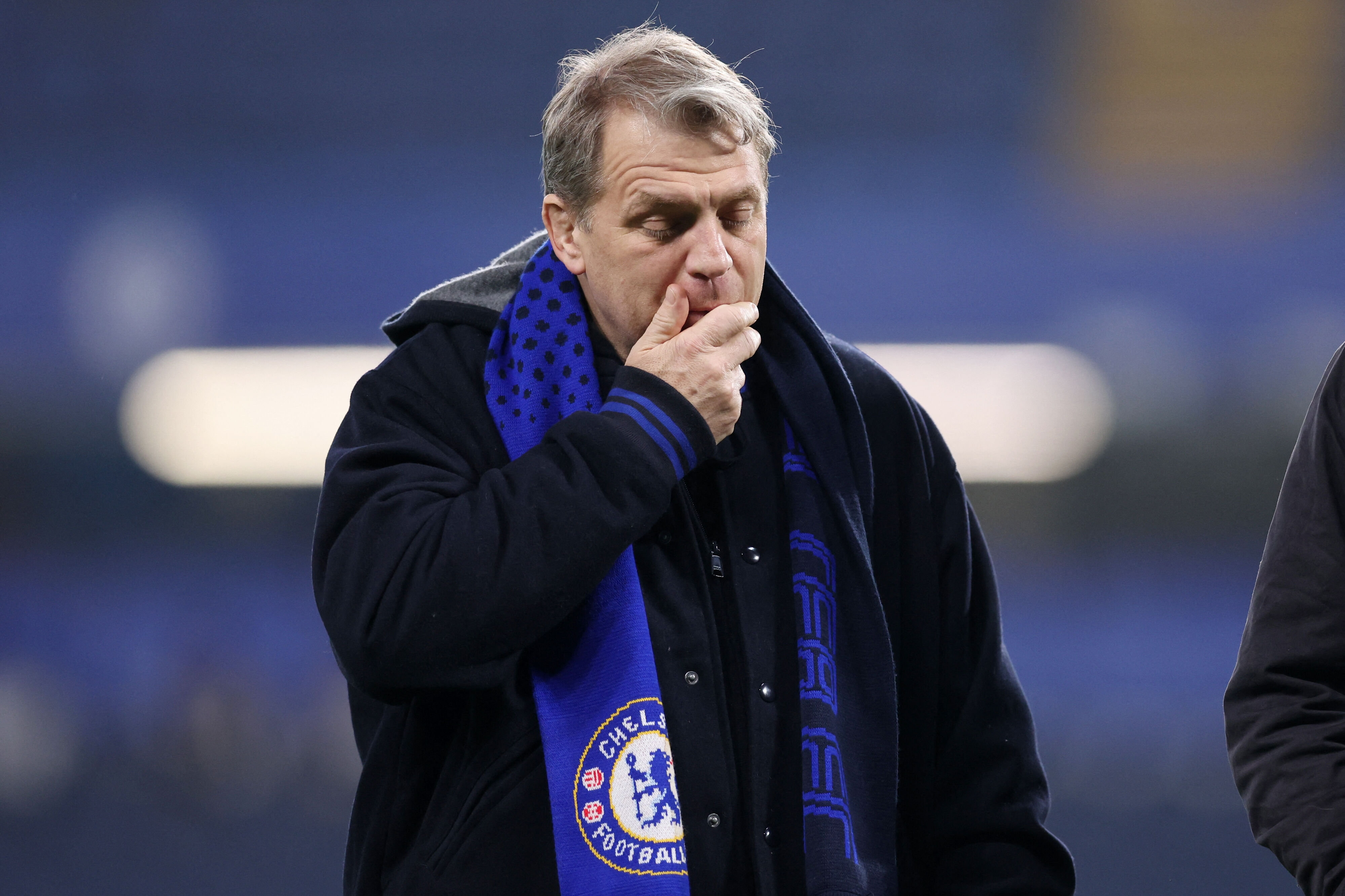 Todd Boehly nåede lidt over fire år som medejer og bestyrelsesformand i Chelsea. (Arkivfoto).
