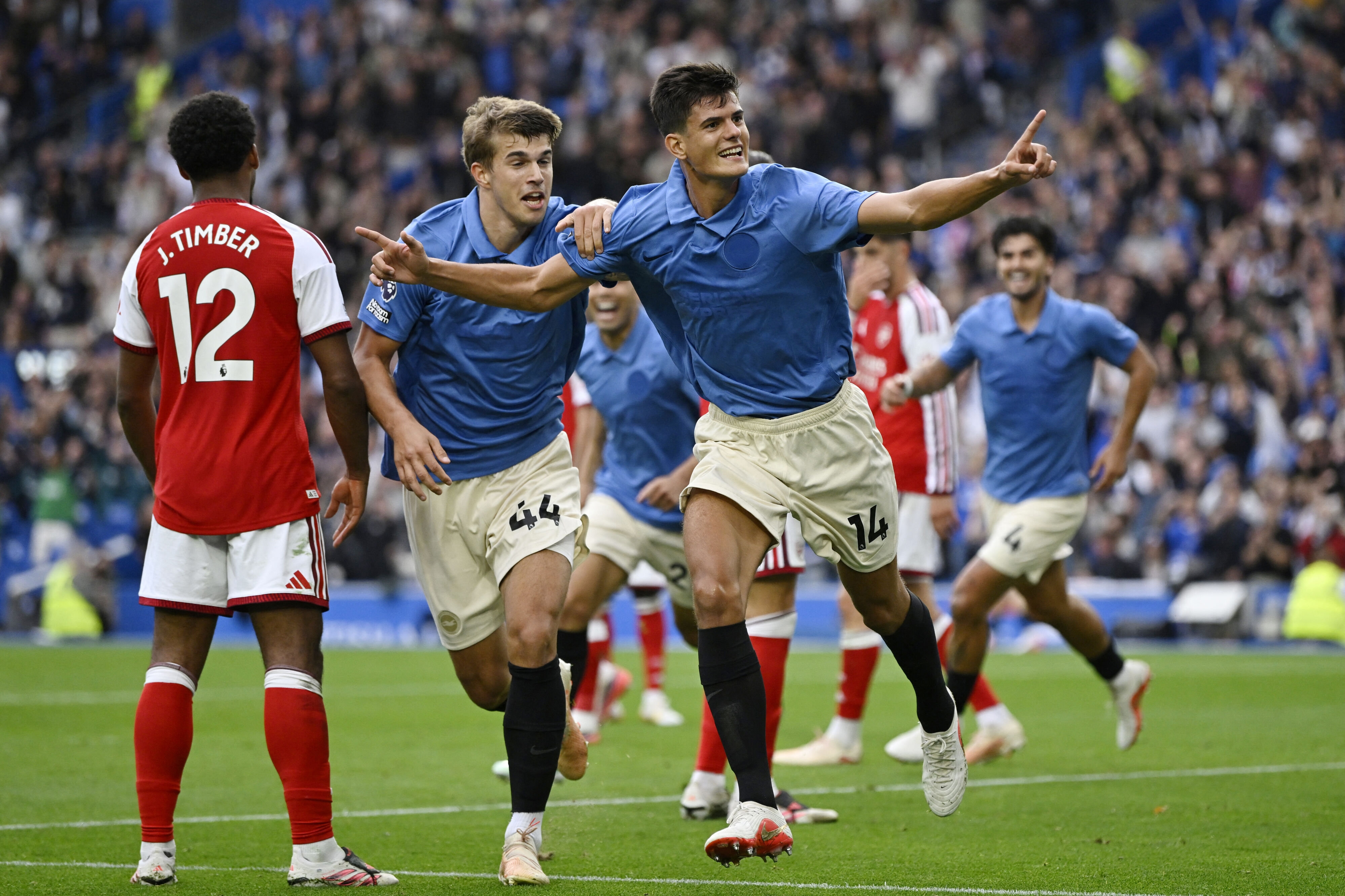 Brighton var sprudlende mod Arsenal.