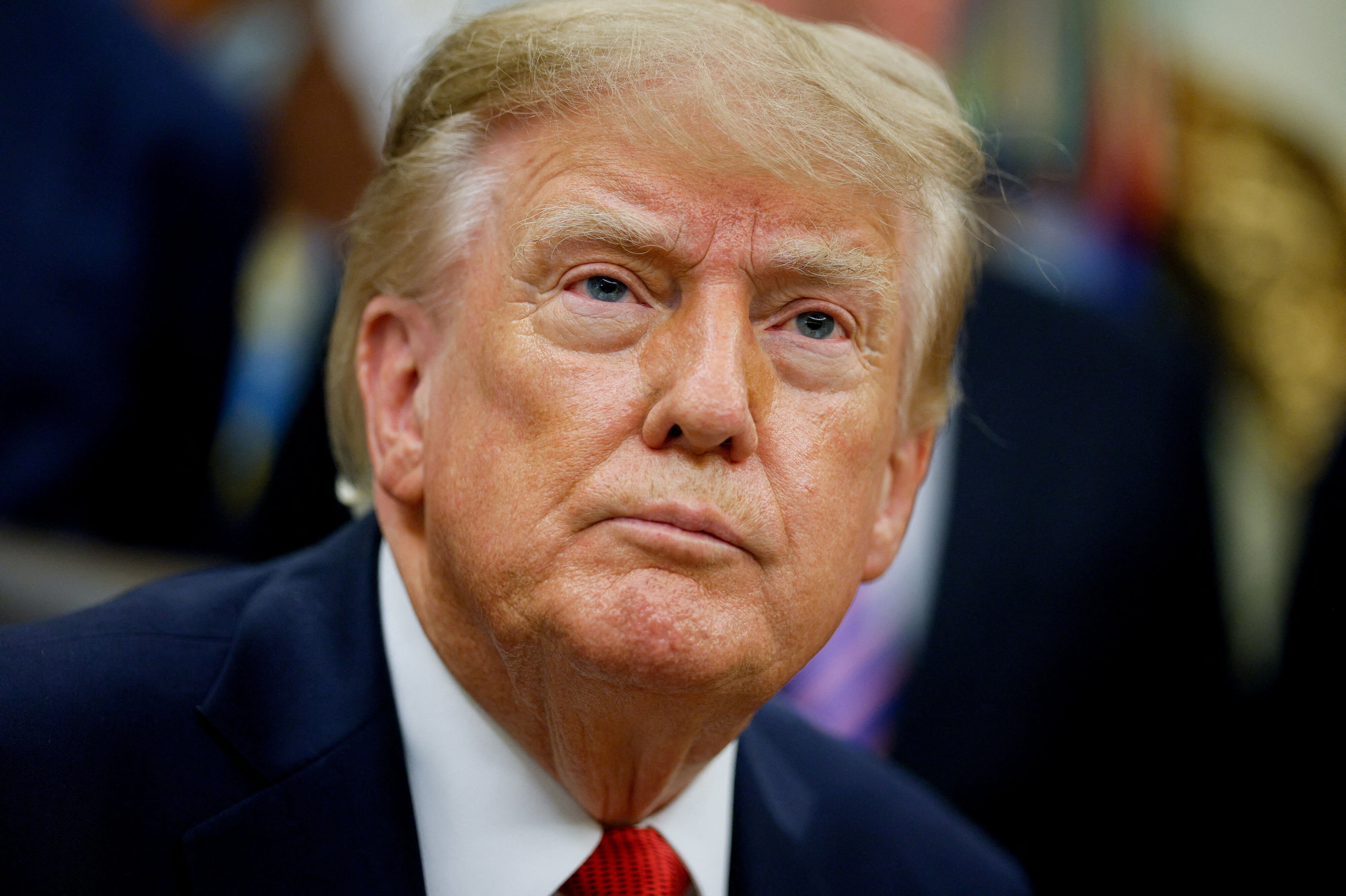 USA's præsident, Donald Trump, ser ingen grund til at begrænse væksten i AI-industrien. (Arkivfoto).