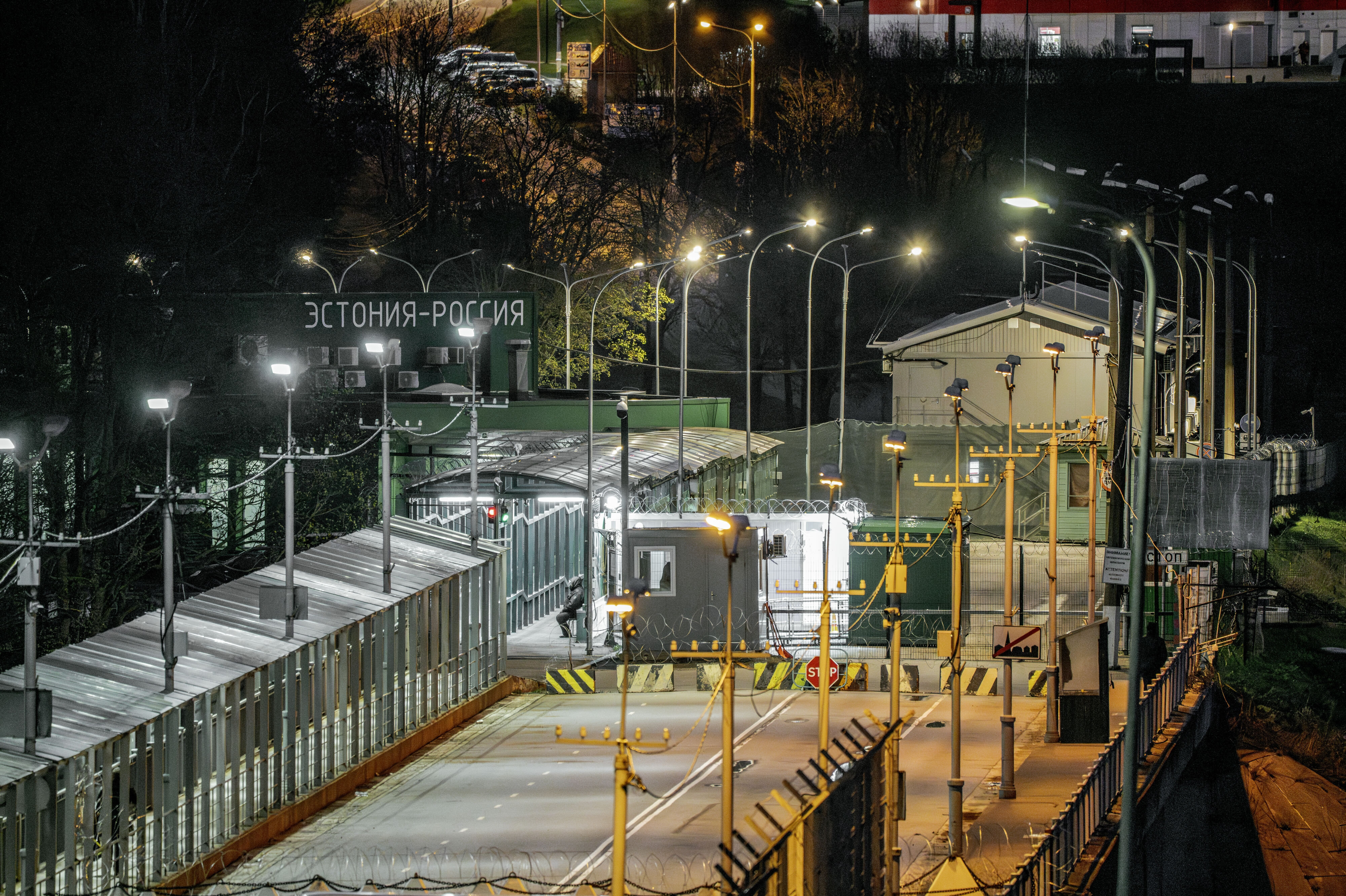Byen Narva i Estland og den russiske by Ivangorod markerer grænsen mellem Estland og Rusland. (Arkivfoto).