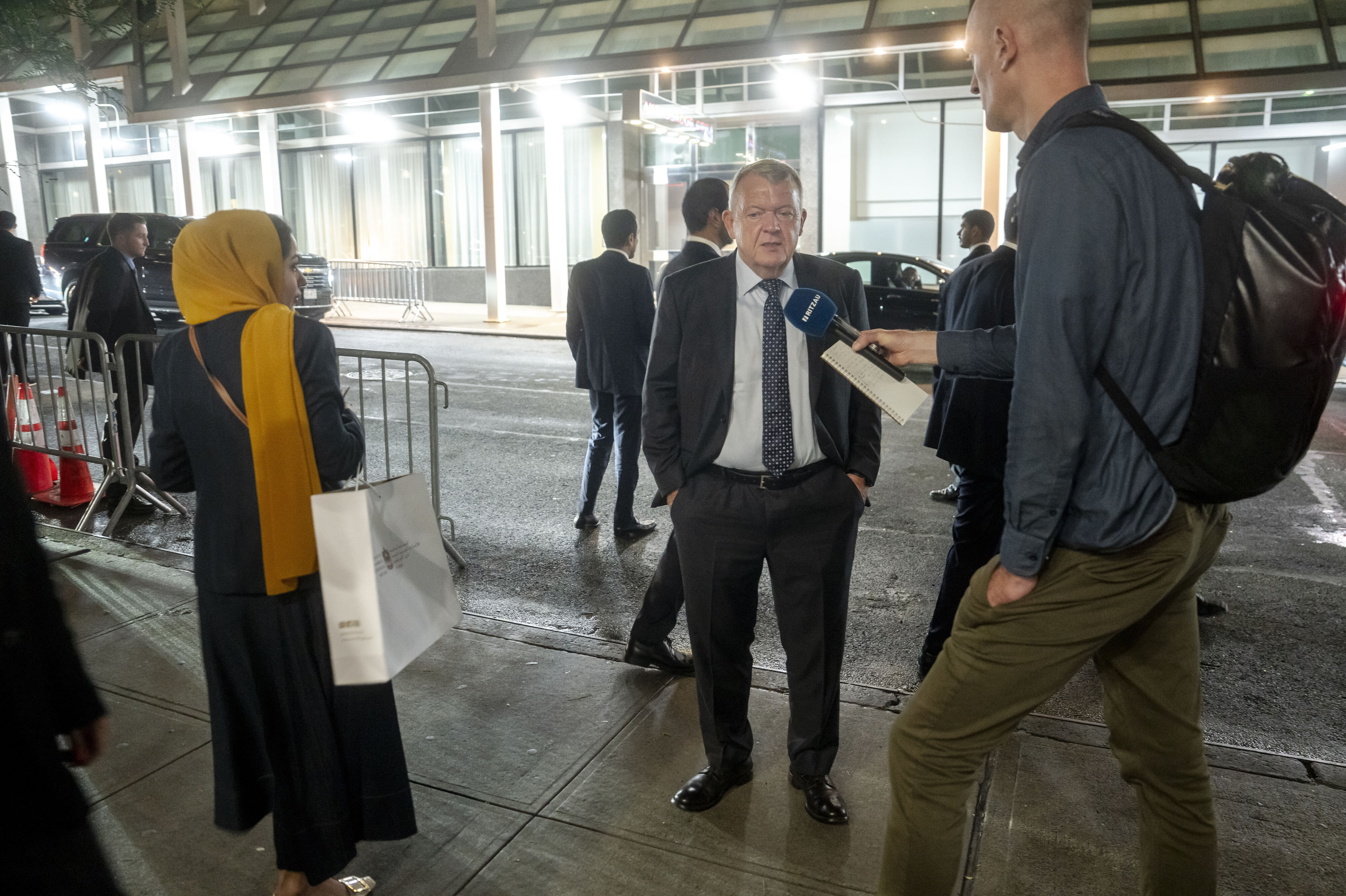 Udenrigsminister Lars Løkke Rasmussen (M) ankom mandag til New York i forbindelse med FN's generalforsamling. (Arkivfoto).