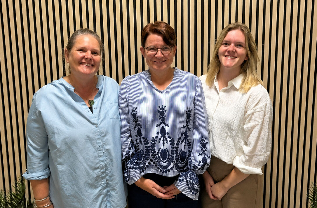 Karina Mørk Mengers, Lotte Lotte Hasselpflug og Pernille Jakobsen står for den familieorienterede rusbehandling.