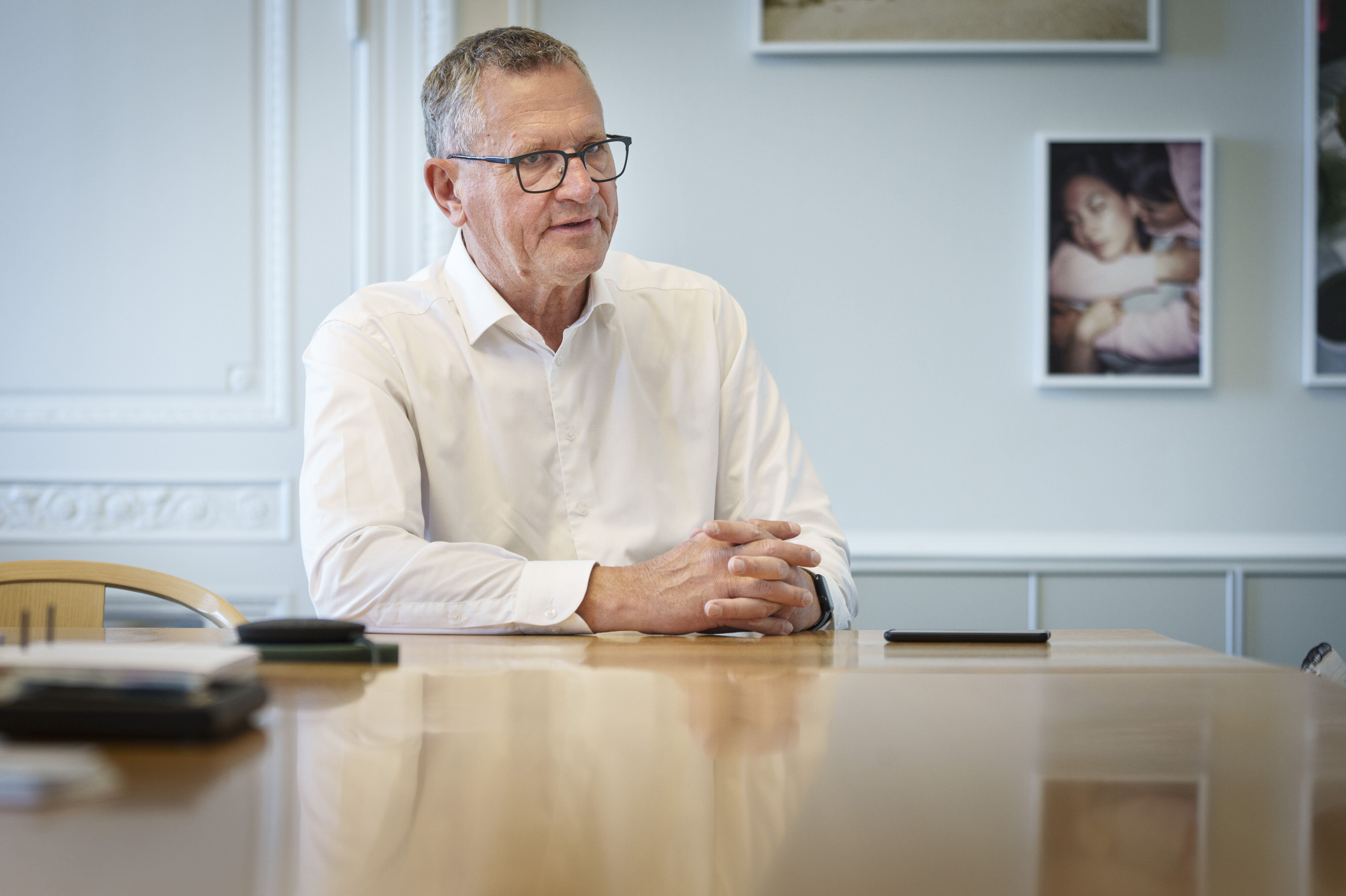 Henrik Frandsen (M) er havnet i en sag, der får Alternativet til at overveje, om partiet fortsat kan bakke ham op som Folketingets næste formand. (Arkivfoto).