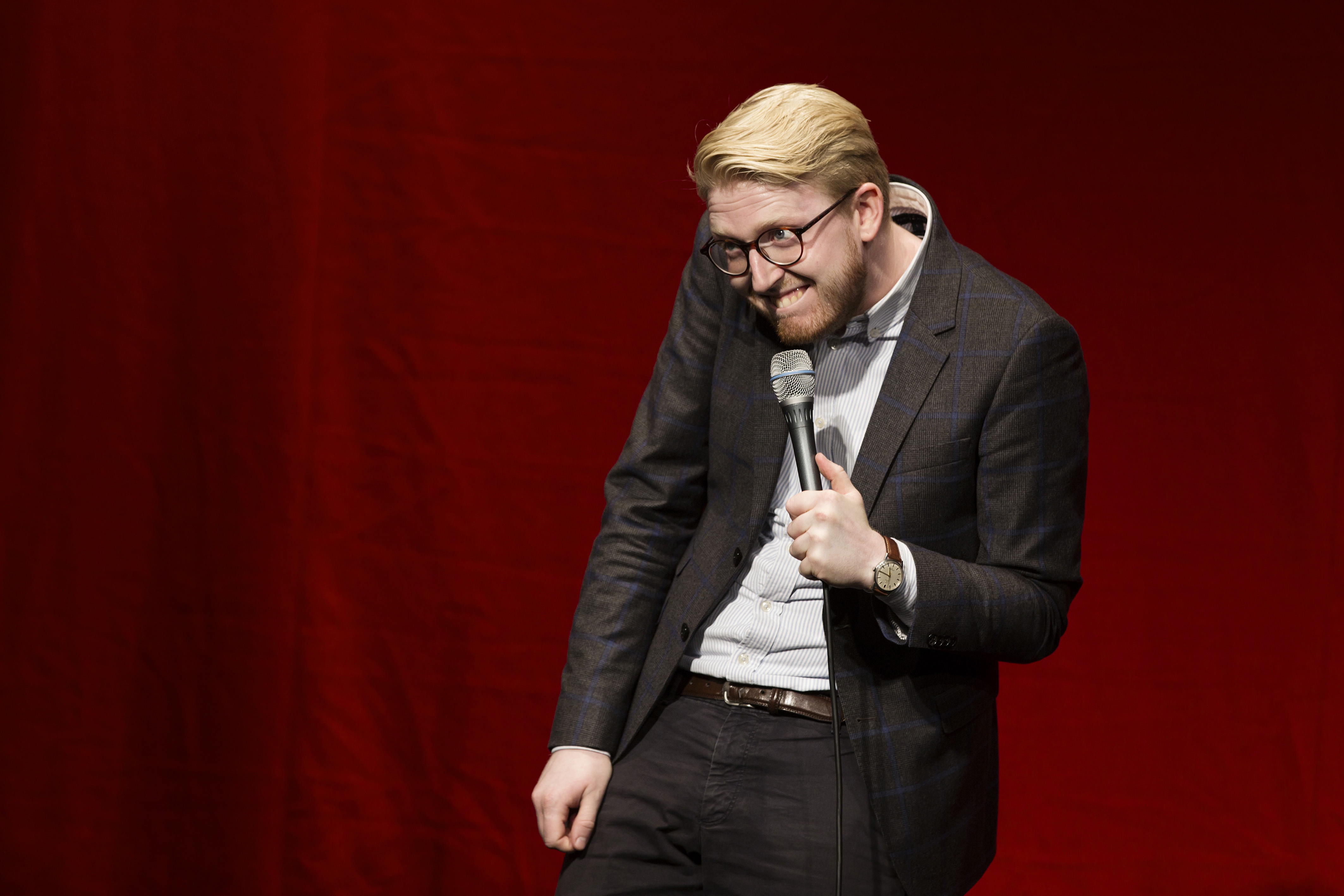 Nikolaj Stokholm er blandt de komikere, der har været med til at sætte fart på stand-up-bølgen.