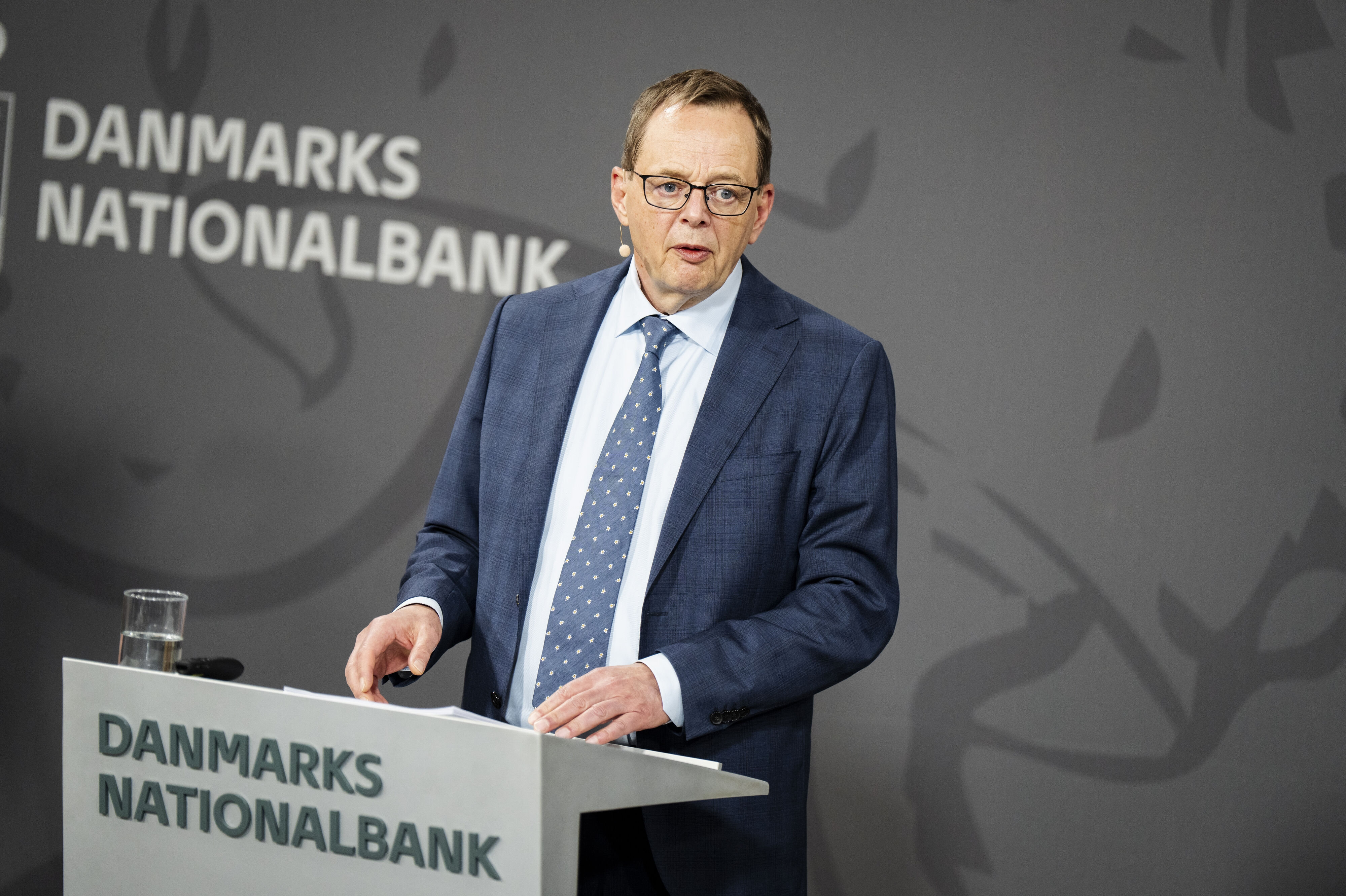 Da nationalbankdirektør Christian Kettel Thomsen præsenterede en prognose for dansk økonomi i marts, lød det, at Nationalbanken ventede en vækst på 1,8 procent i år. Nu forventes en vækst på 4,0 procent. (Arkivfoto).