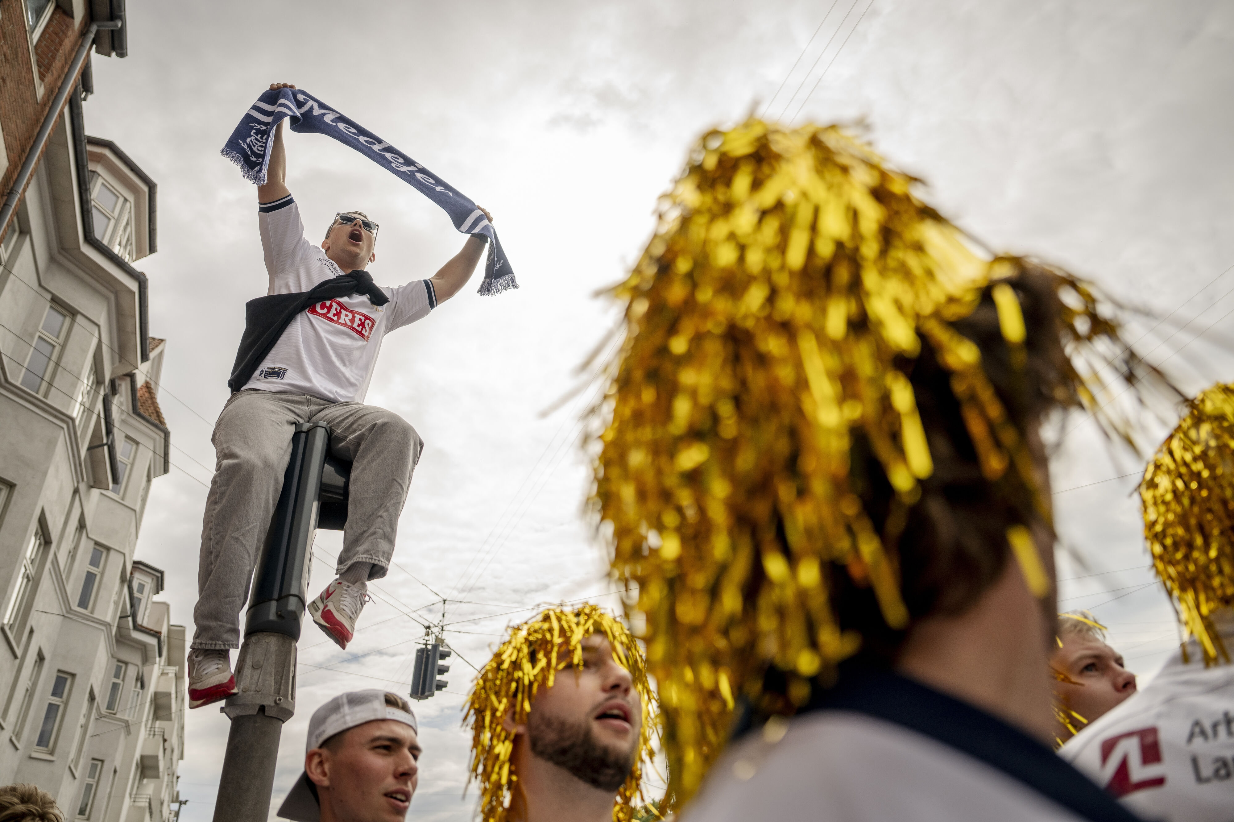 Der var guldfest i Aarhus i sommer, da AGF blev mester for første gang i 40 år. (Arkivfoto).