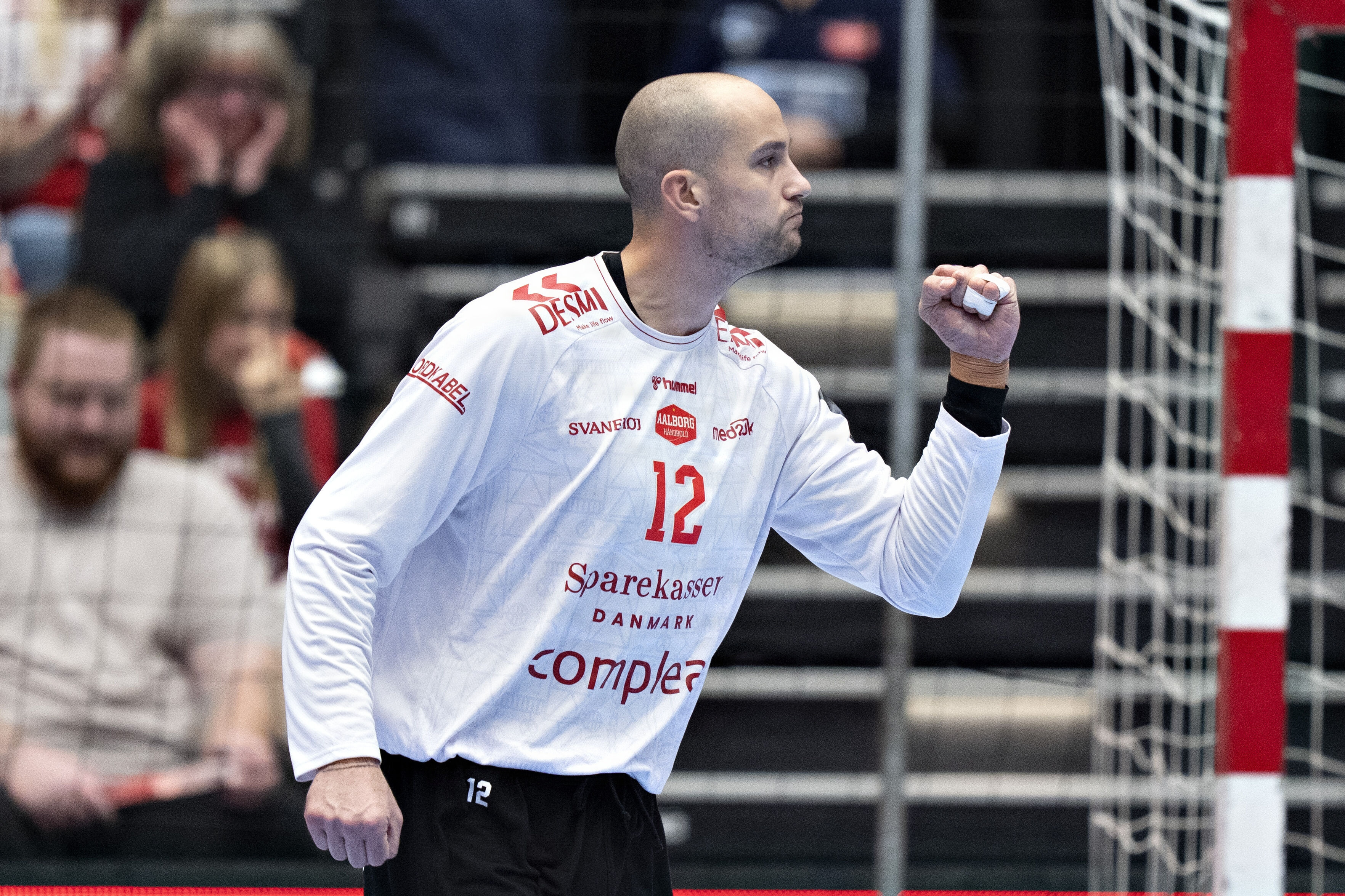Fabian Norsten stod en fornem kamp for Aalborg, der spillede sig forbi HØJ i pokalturneringen. (Arkivfoto).