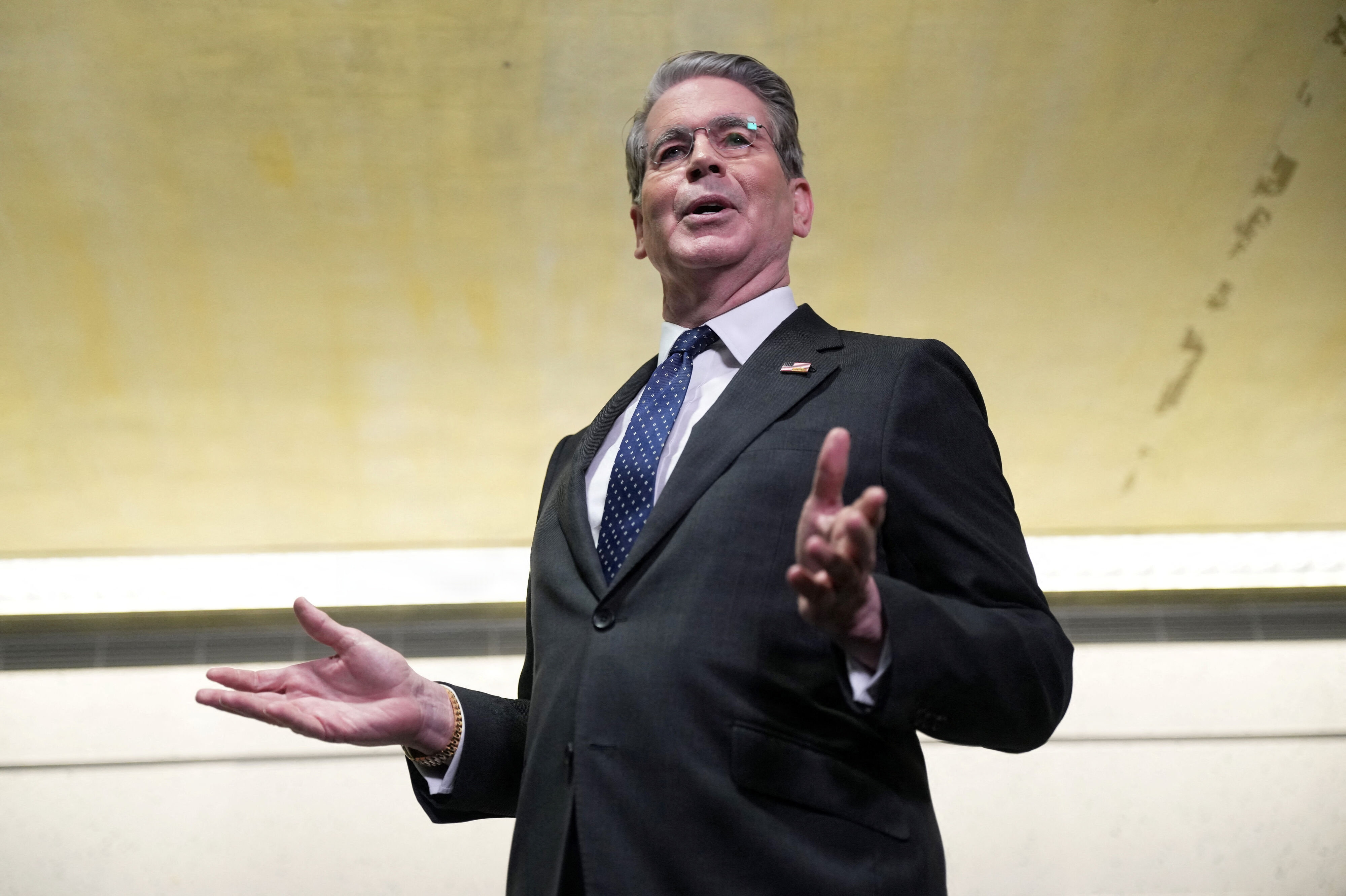 USA's finansminister, Scott Bessent, mødtes onsdag amerikansk tid med Kinas vicepremierminister, He Lifeng.