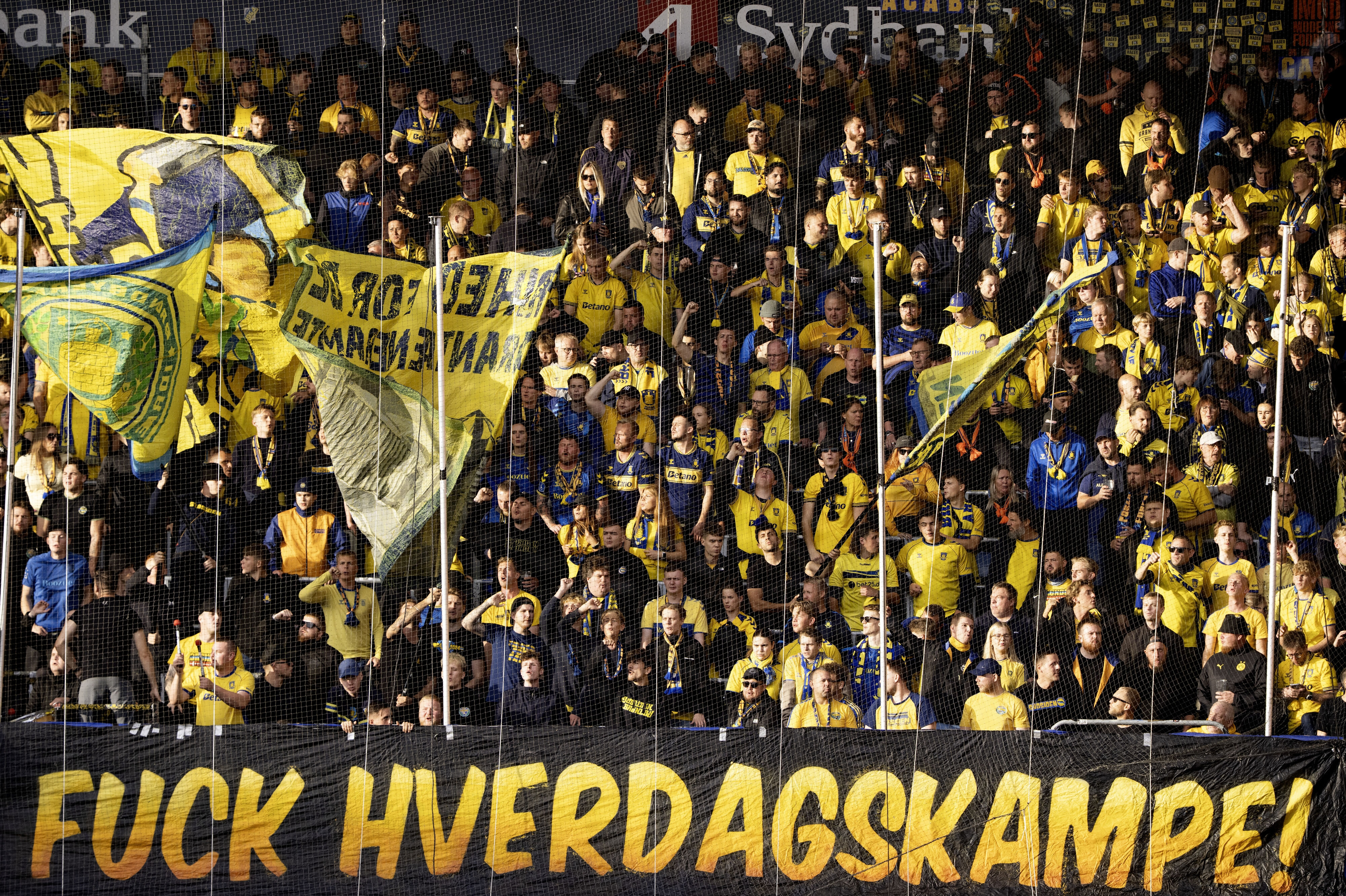Brøndby har tjent penge det seneste år, men forventer et stort underskud næste år. (Arkivfoto).