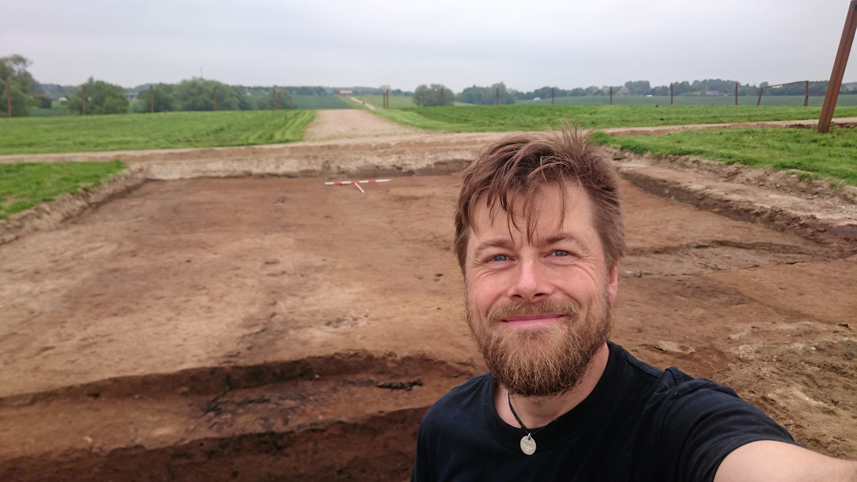 Arkæologen Søren Sindbæk var med til at gøre de vigtige opdagelser, der førte til fundet af den nye vikingeborg.