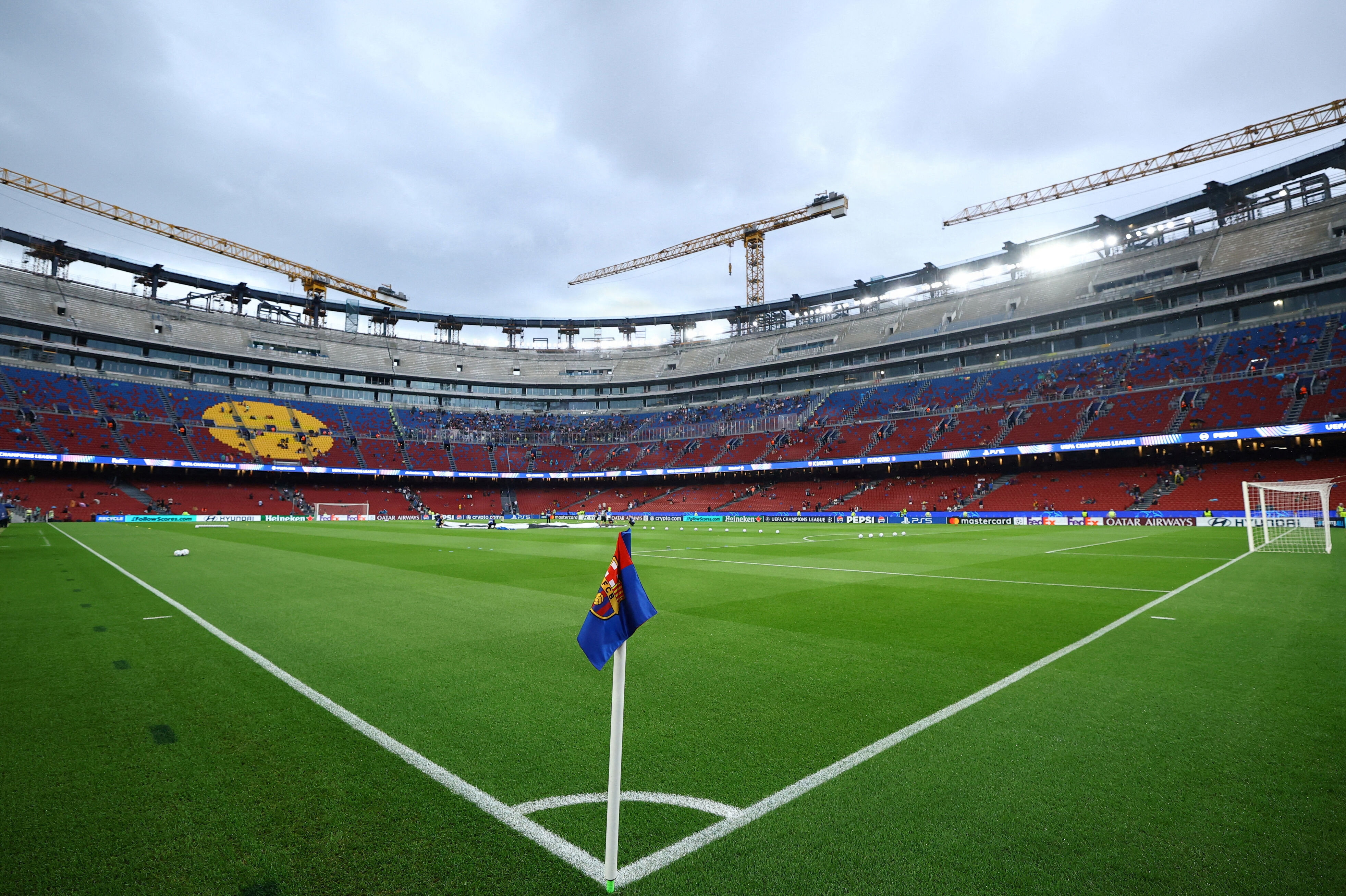 FC Barcelona har fået udskudt sit stadionbyggeri på Camp Nou flere gange, og det koster klubben indtægter. (Arkivfoto).