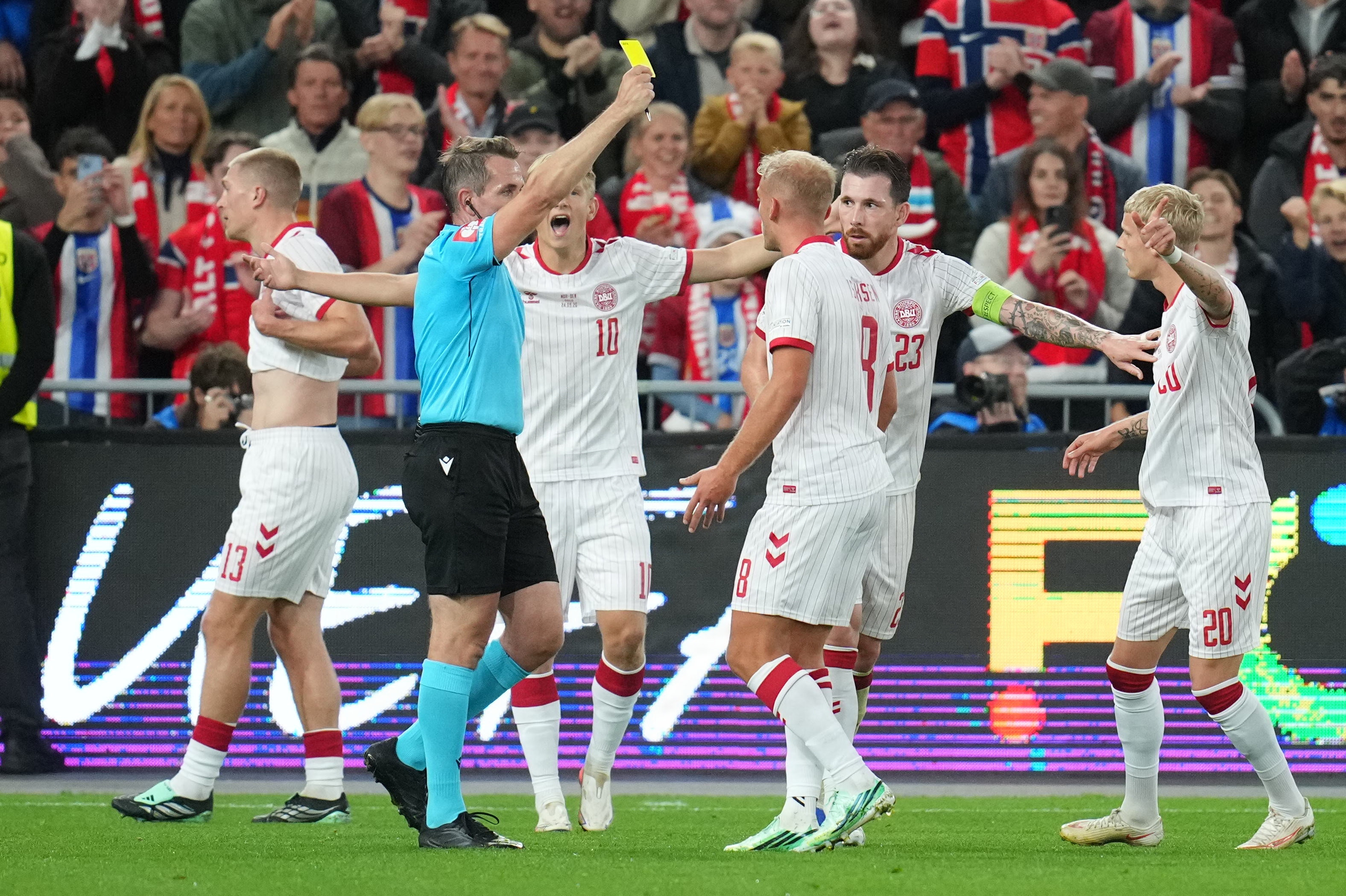 Danmark sled sig tilbage mod Norge, men tabte i sidste ende.