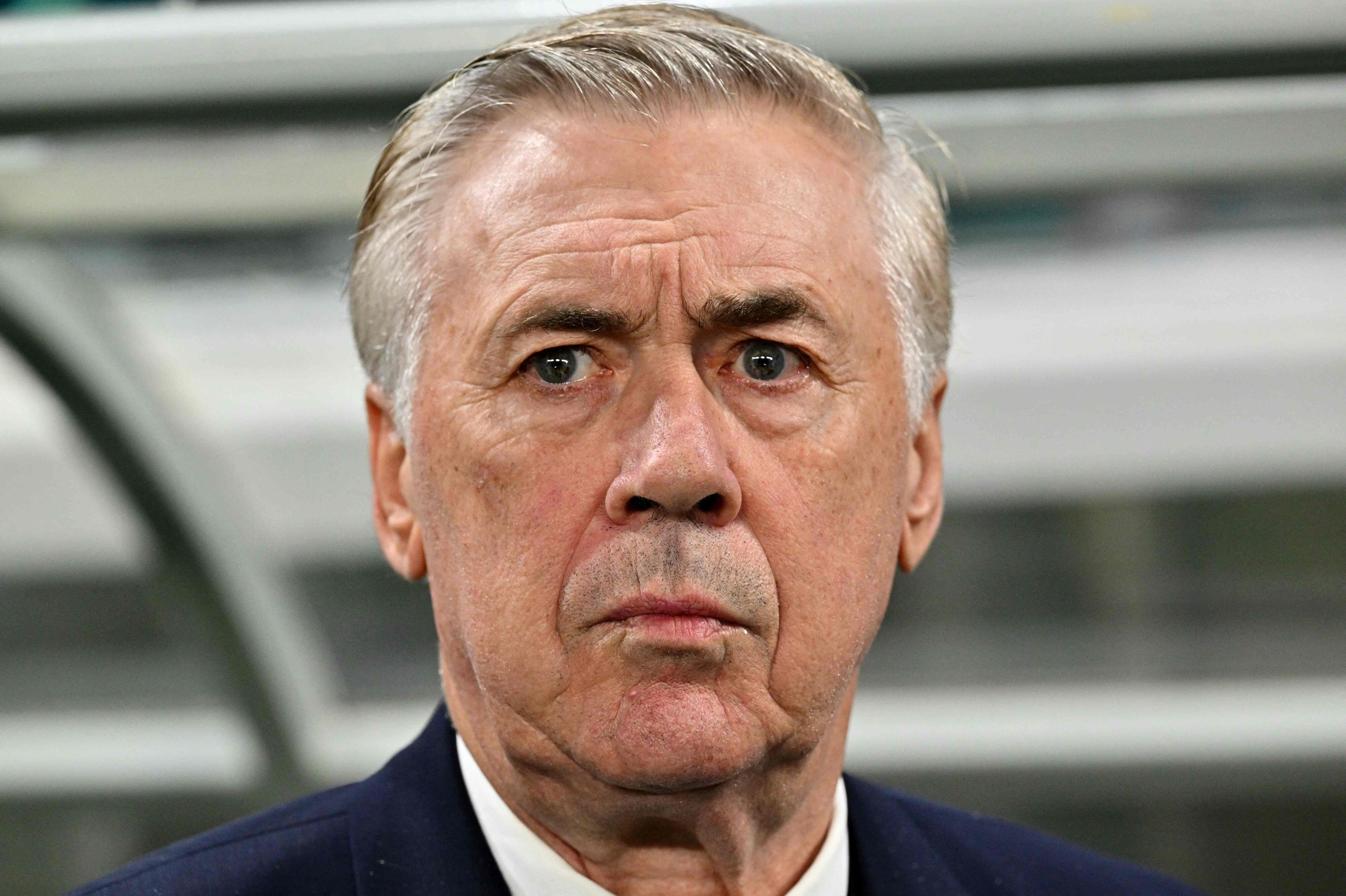 Brasiliens landstræner, Carlo Ancelotti, så til med sin velkendte grimasse, da hans hold spillede 1-1 i en testkamp ude mod Australien.
