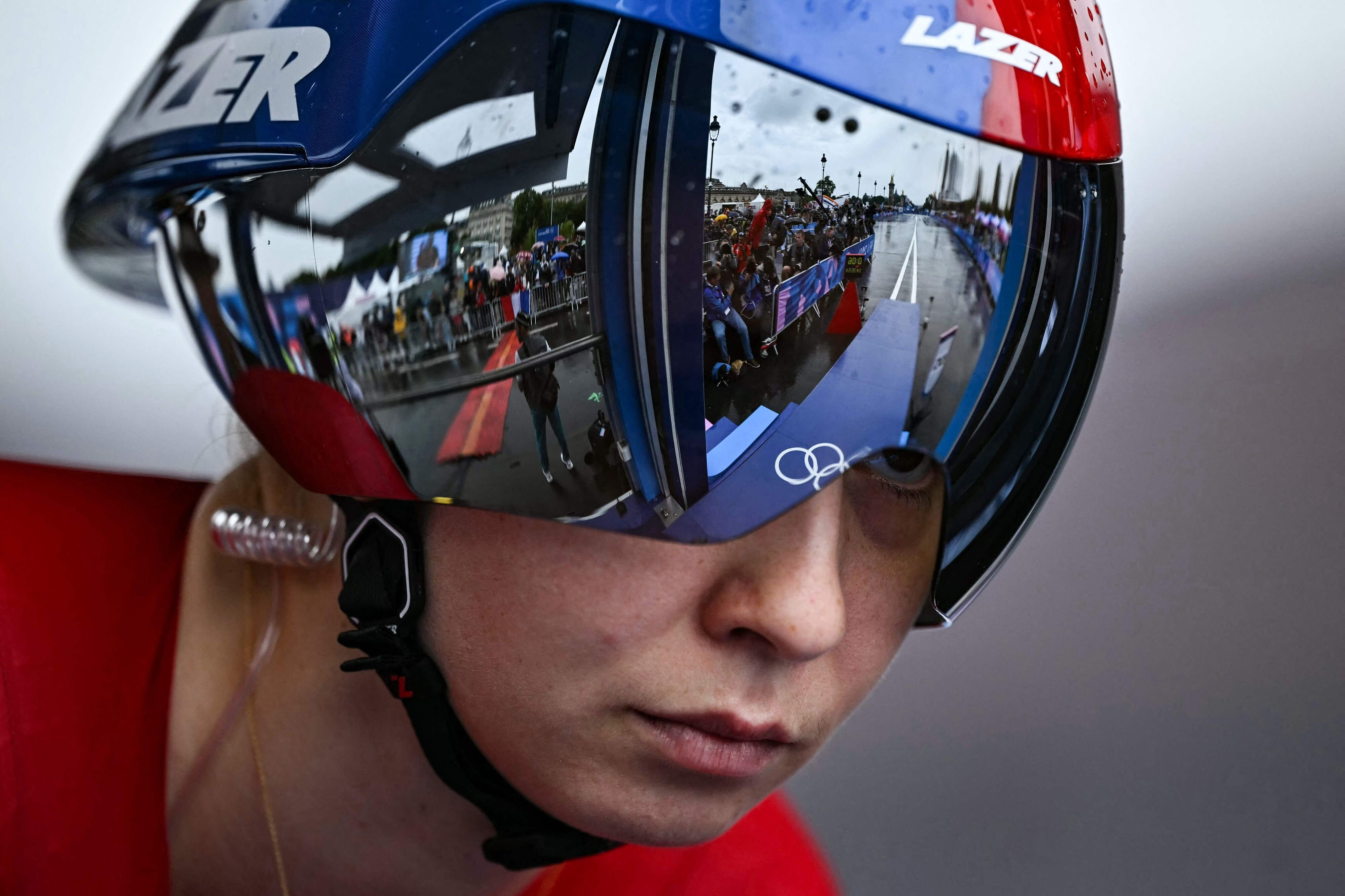 Cecilie Uttrup Ludwig er noteret for 18 professionelle sejre, men har haft et par besværlige år. Her ses hun før enkeltstarten ved OL i Paris, hvor hun sluttede som nummer 24. (Arkivfoto).