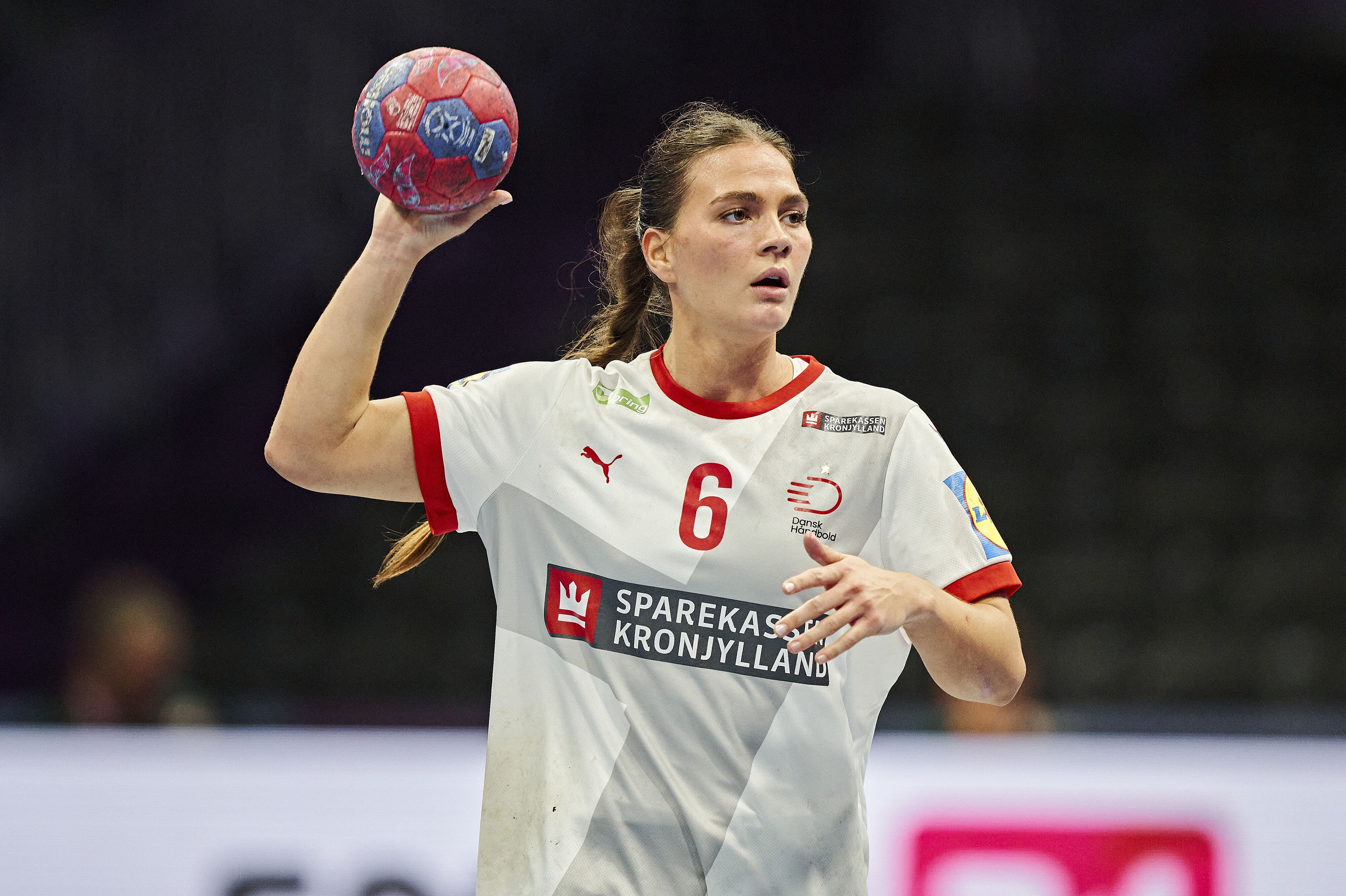 Helena Elver styrede Danmarks angreb, da Norge blev besejret med 34-30. (Arkivfoto).