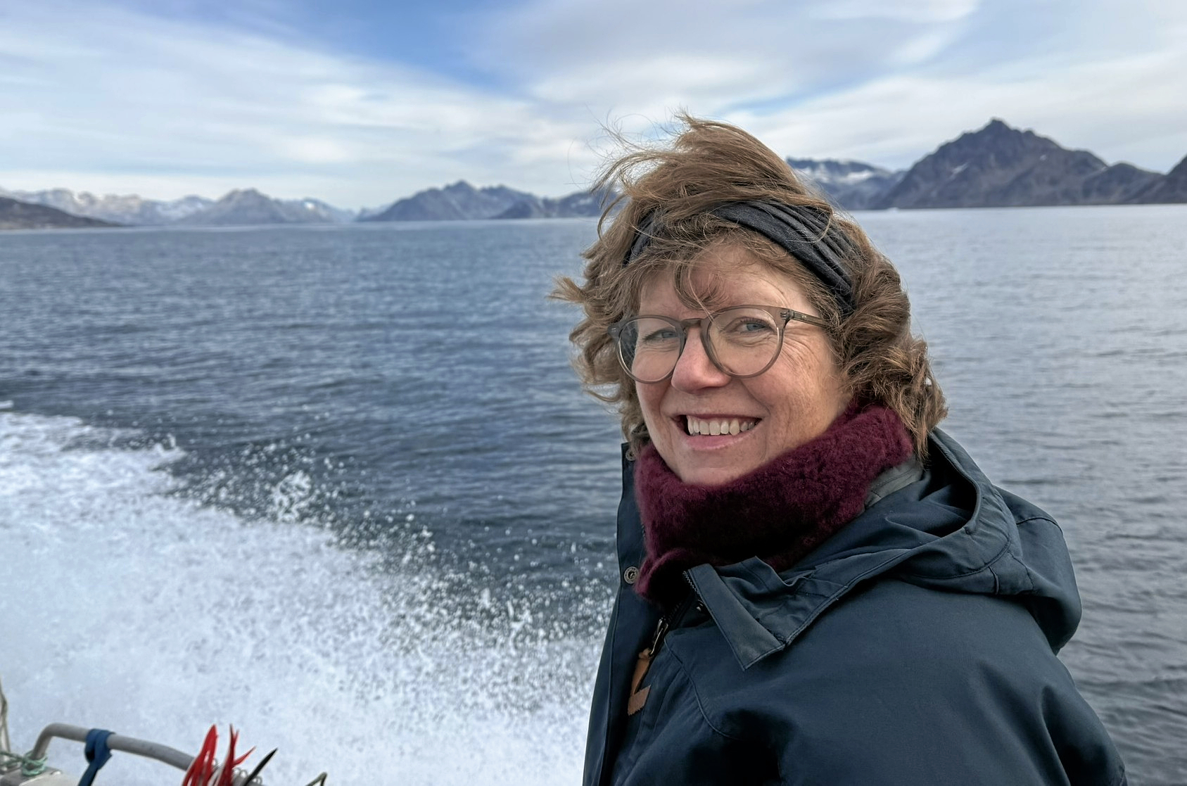 Helene Brochmann, der har boet i Grønland, giver et oplæg.