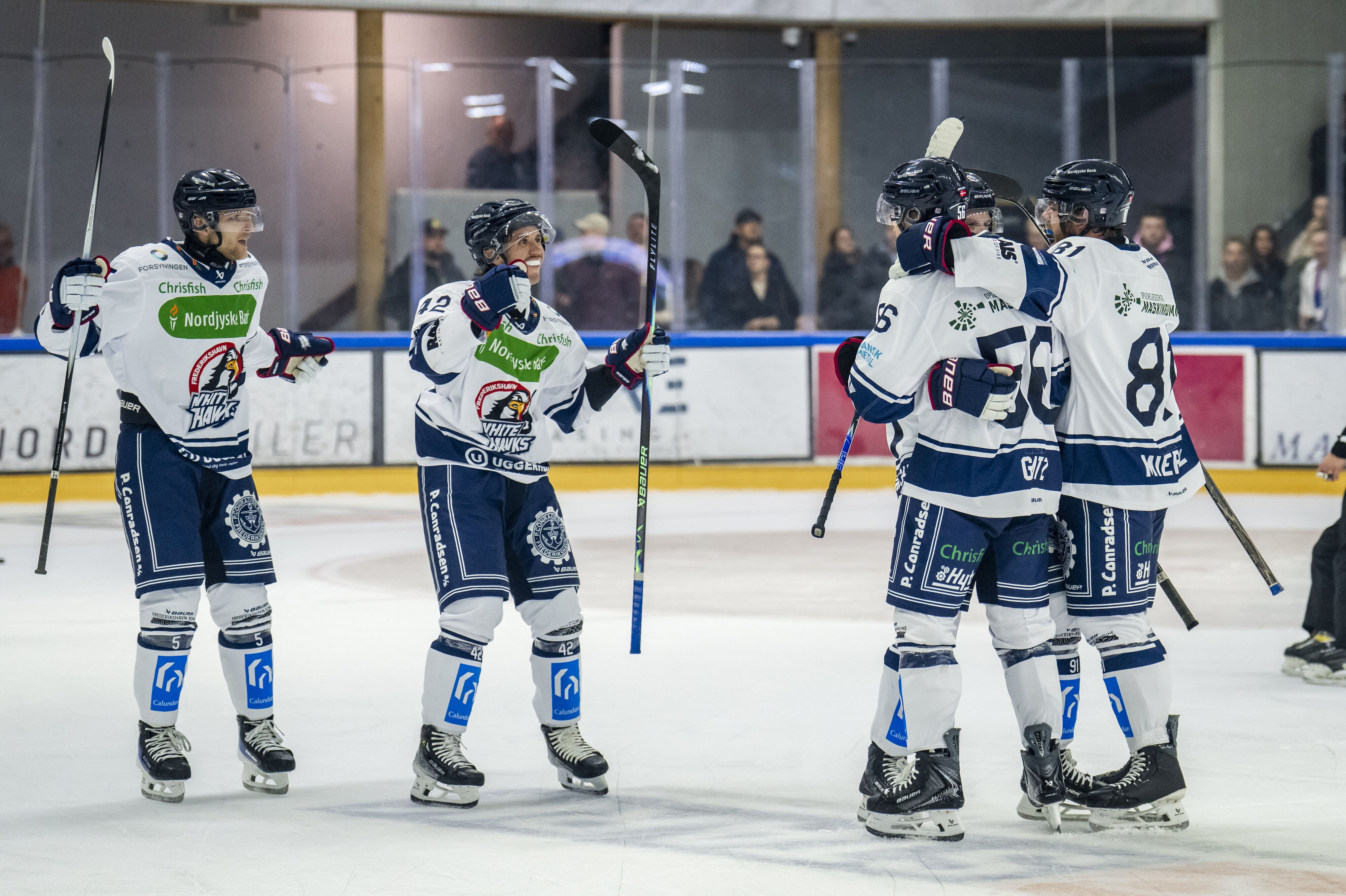 Frederikshavn White Hawks har haft masser af grunde til at juble i sæsonens første ti kampe. (Arkivfoto).