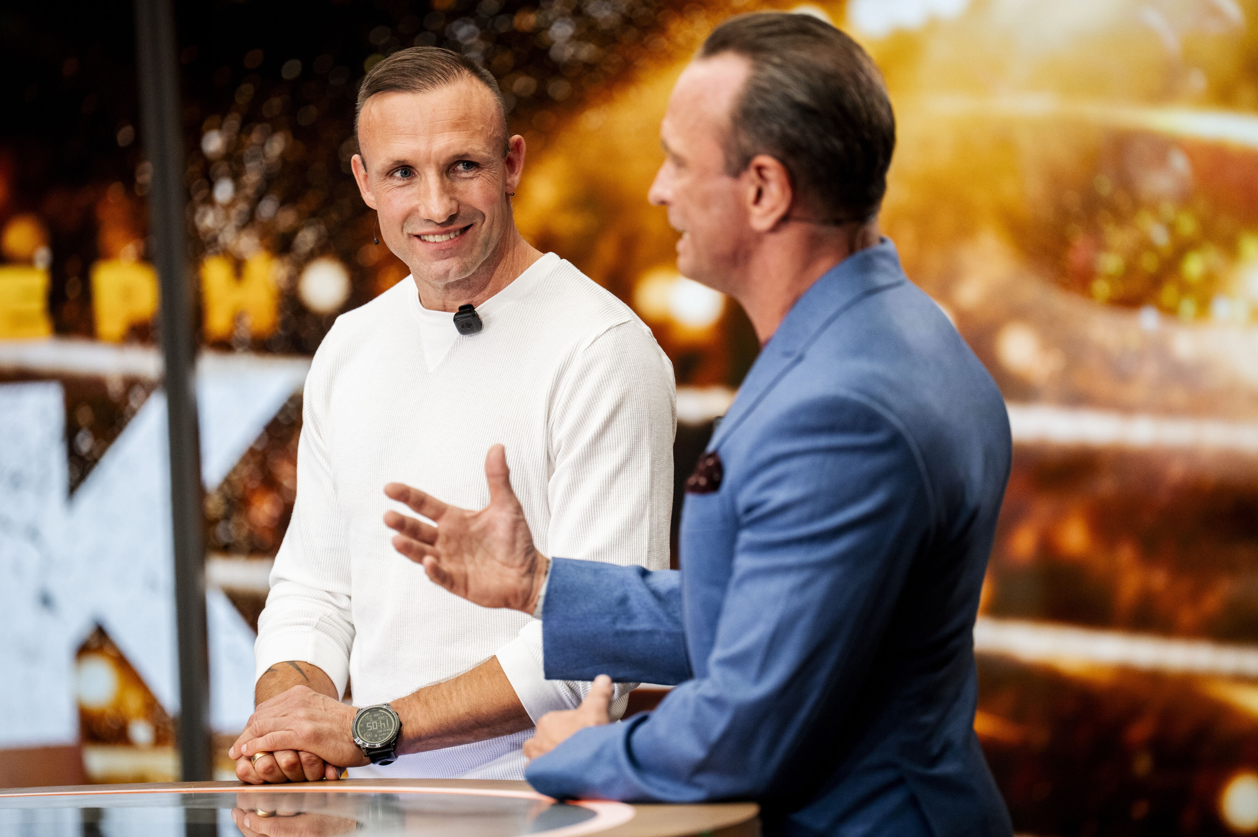 Mikkel Kessler og Kalle Sauerland præsenterede deres fælles planer ved et pressemøde hos Viaplay.