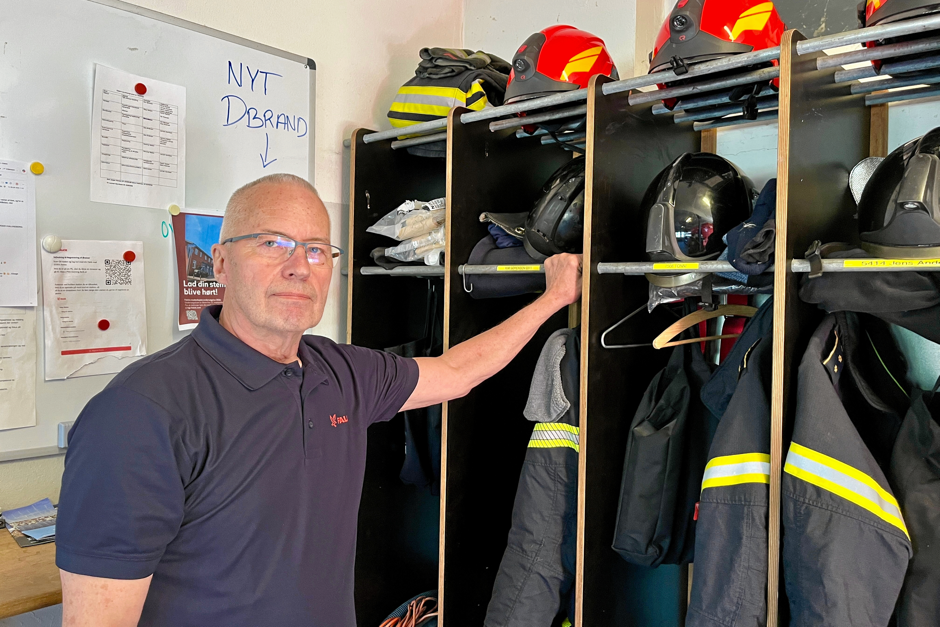 Tonni Jensen kan fejre 50-års jubilæum hos Falck / Station Snertinge.