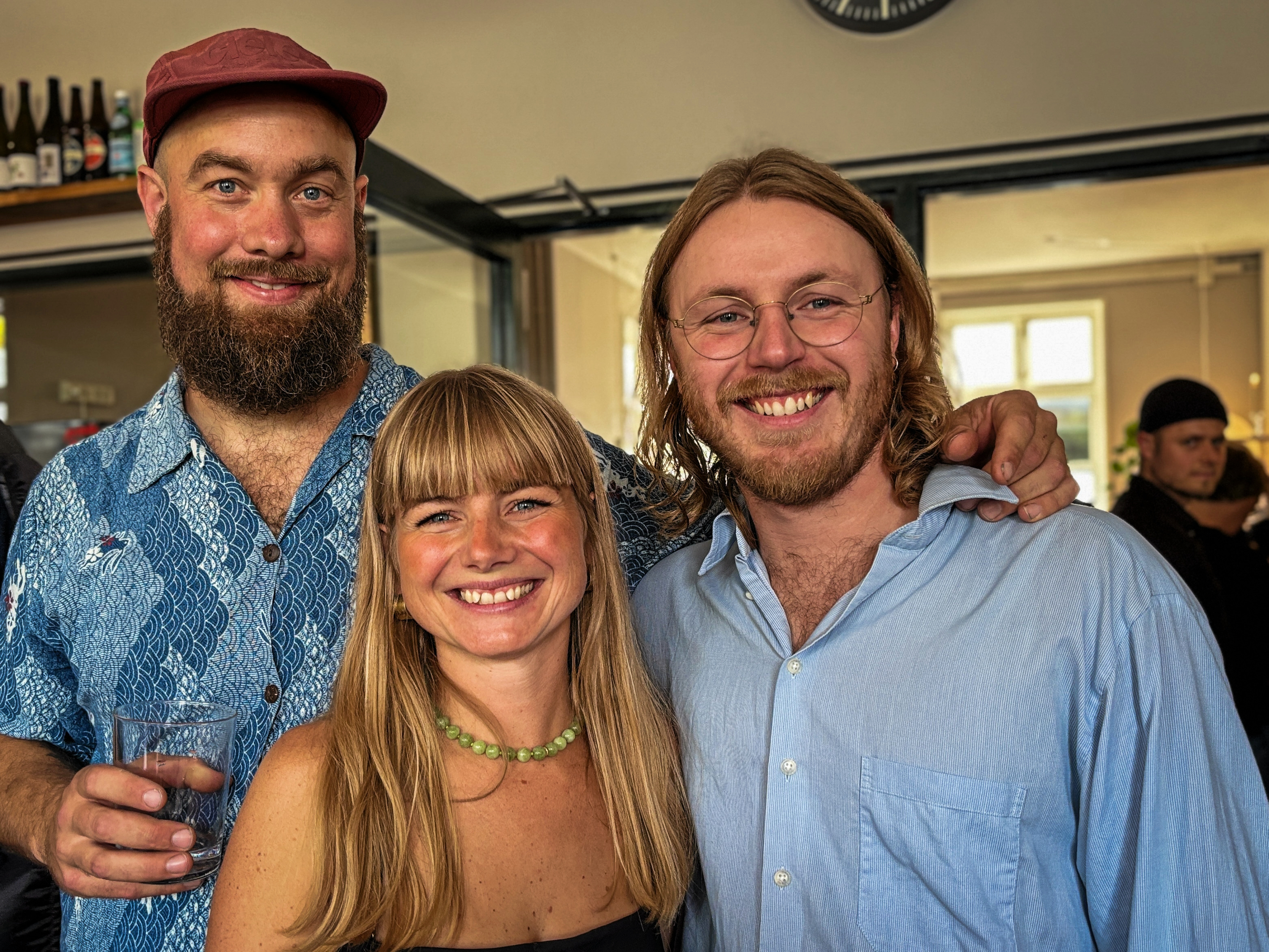 Der var store smil at finde hos Andreas Døssing, Mathilde Eich og Sigurd Hutnik, da de fredag kunne se resultatet af den seneste måneds hårde arbejde.