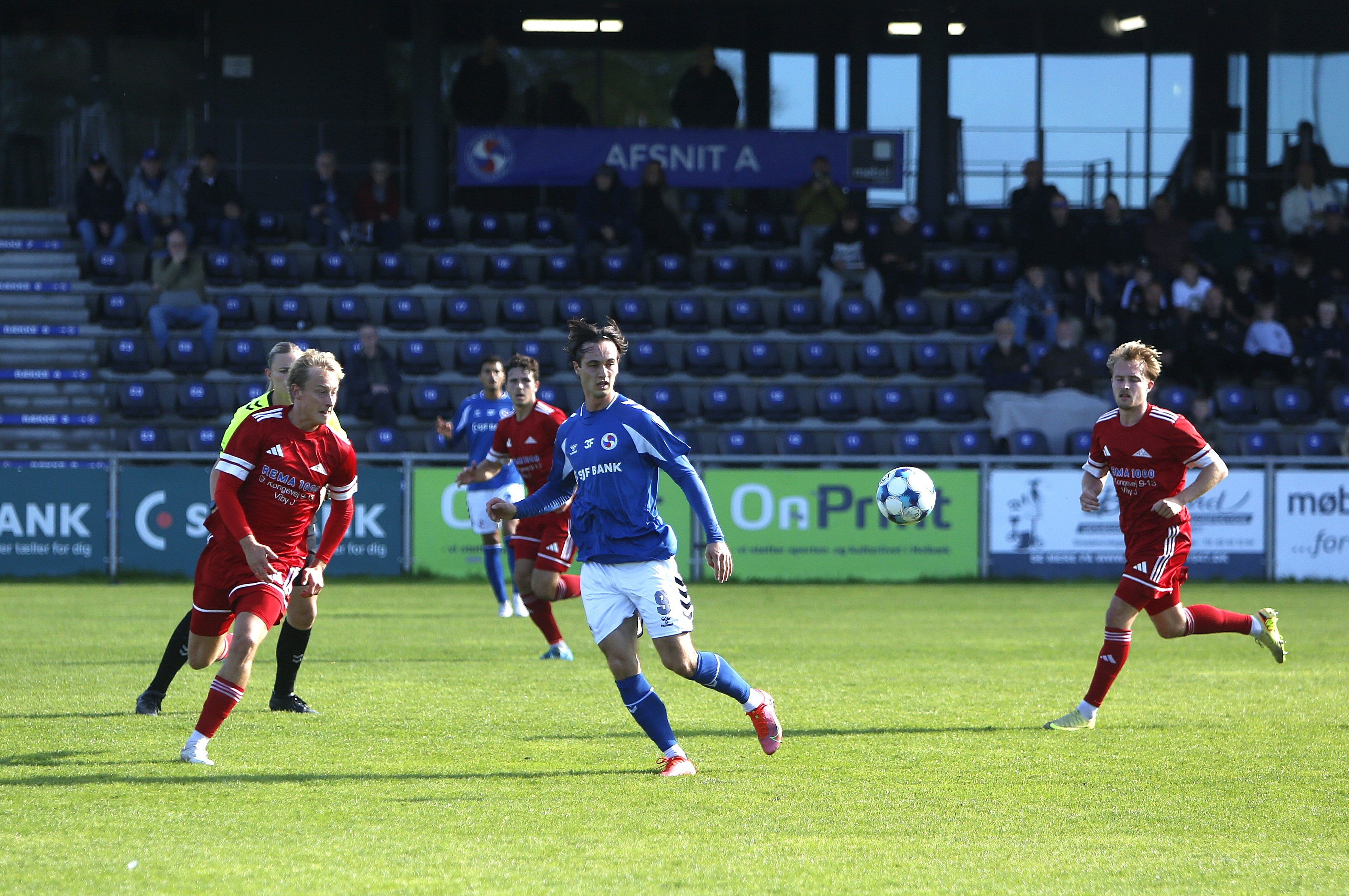 Miron Zuberovski i 1. halvleg af kampen mod ASA Aarhus.
